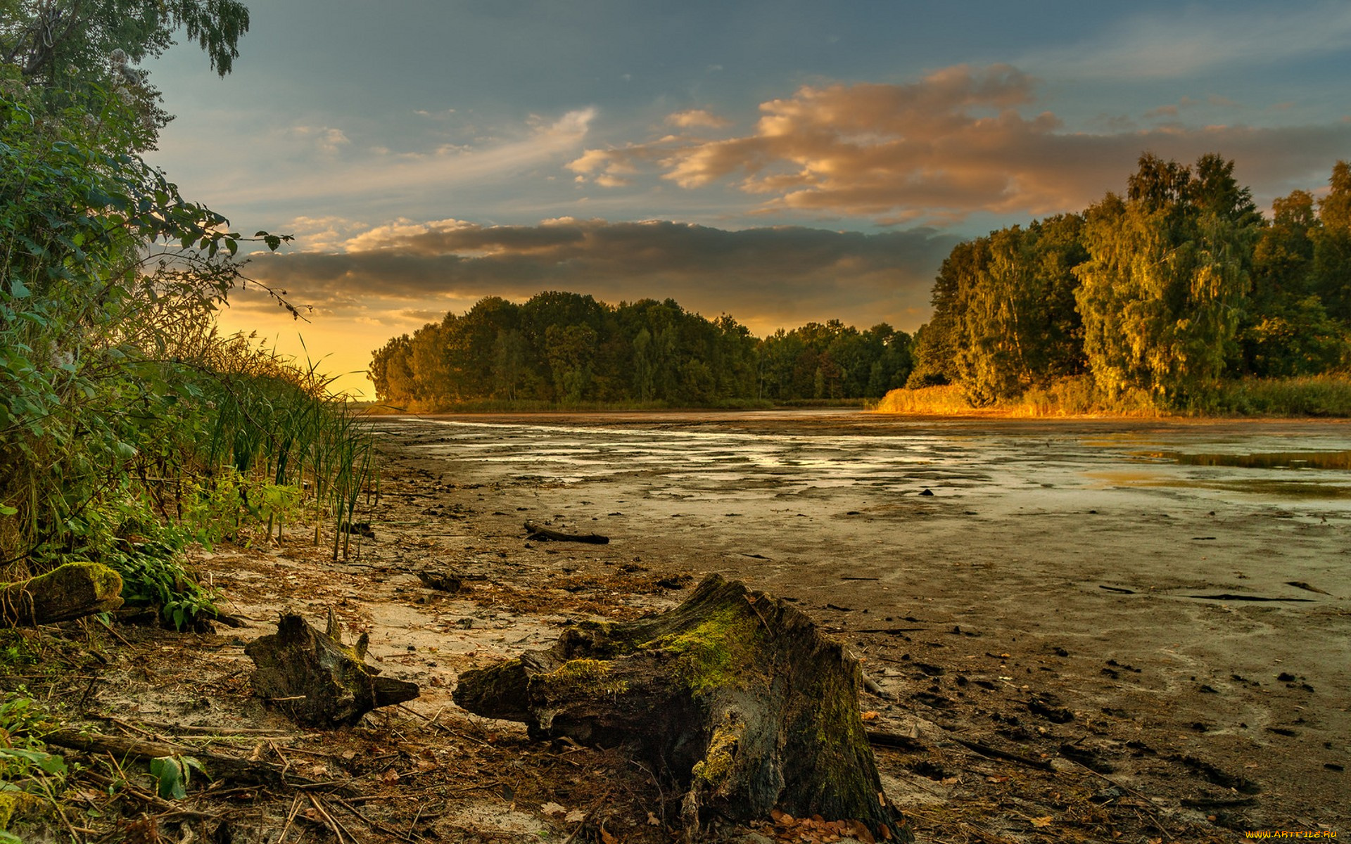 природа, реки, озера, простор