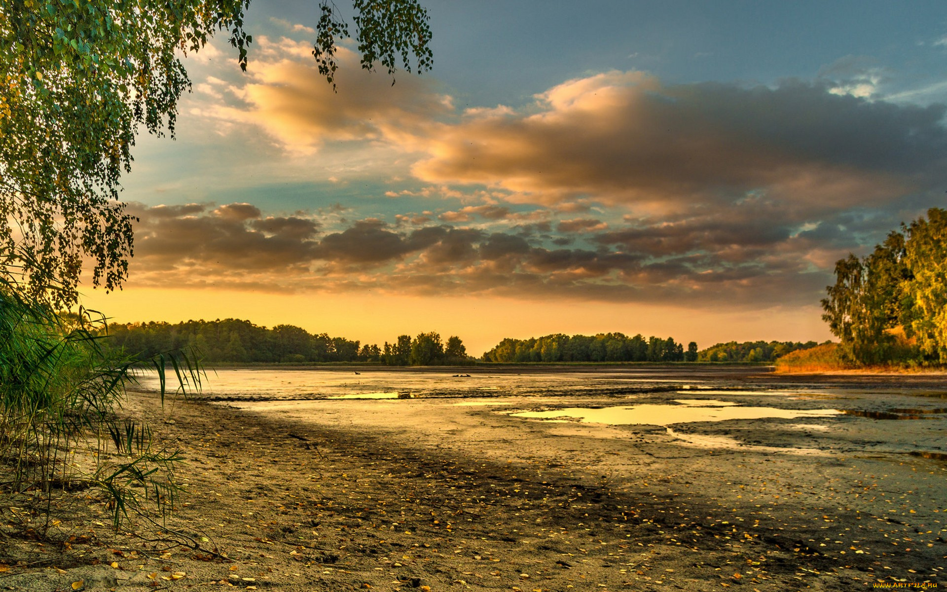 природа, реки, озера, простор