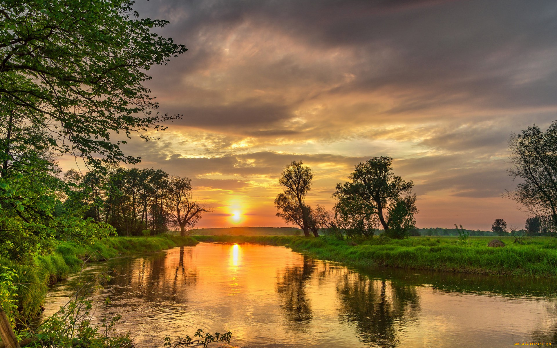 природа, реки, озера, простор