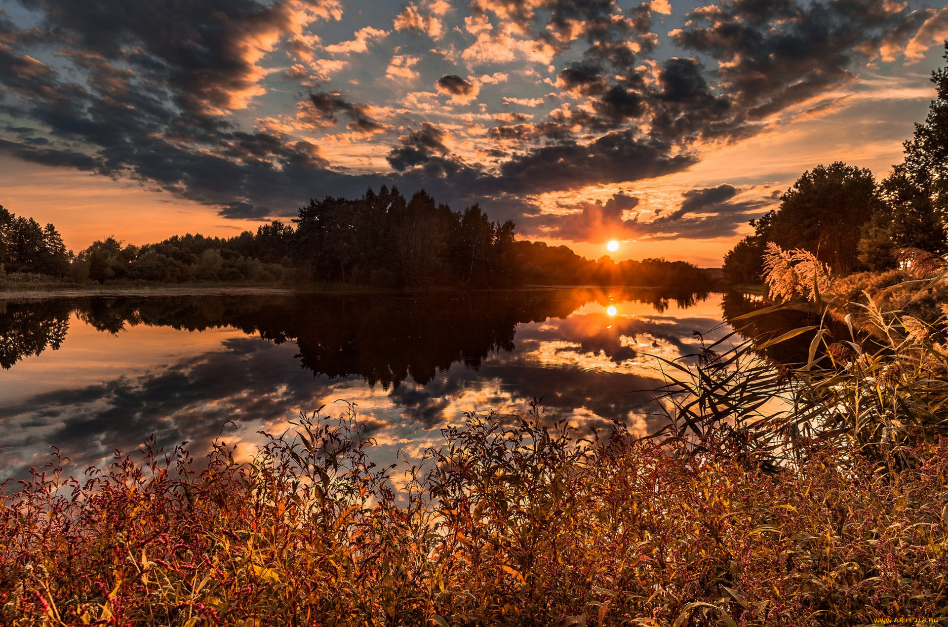 природа, реки, озера, простор