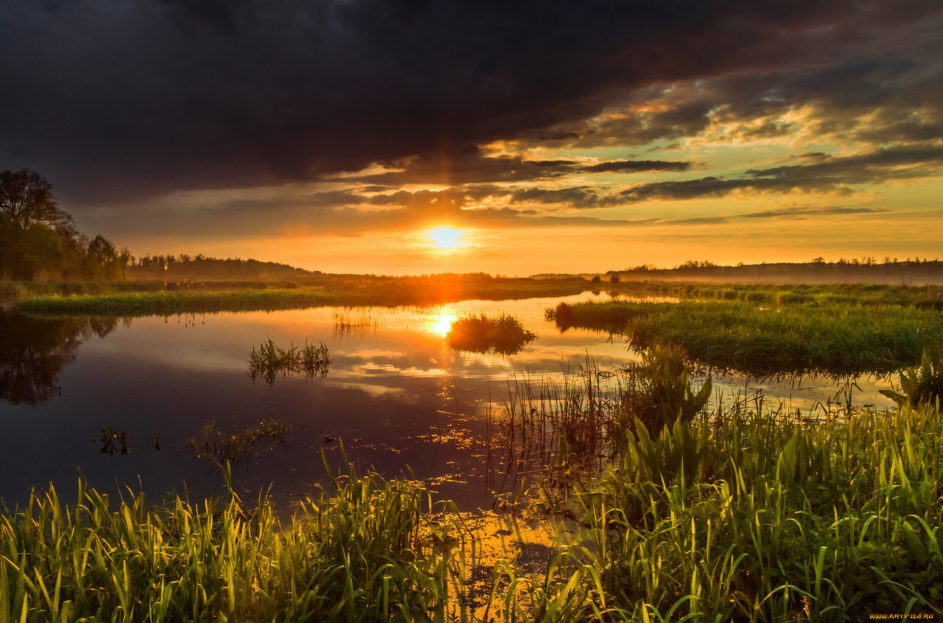 природа, восходы, закаты, простор