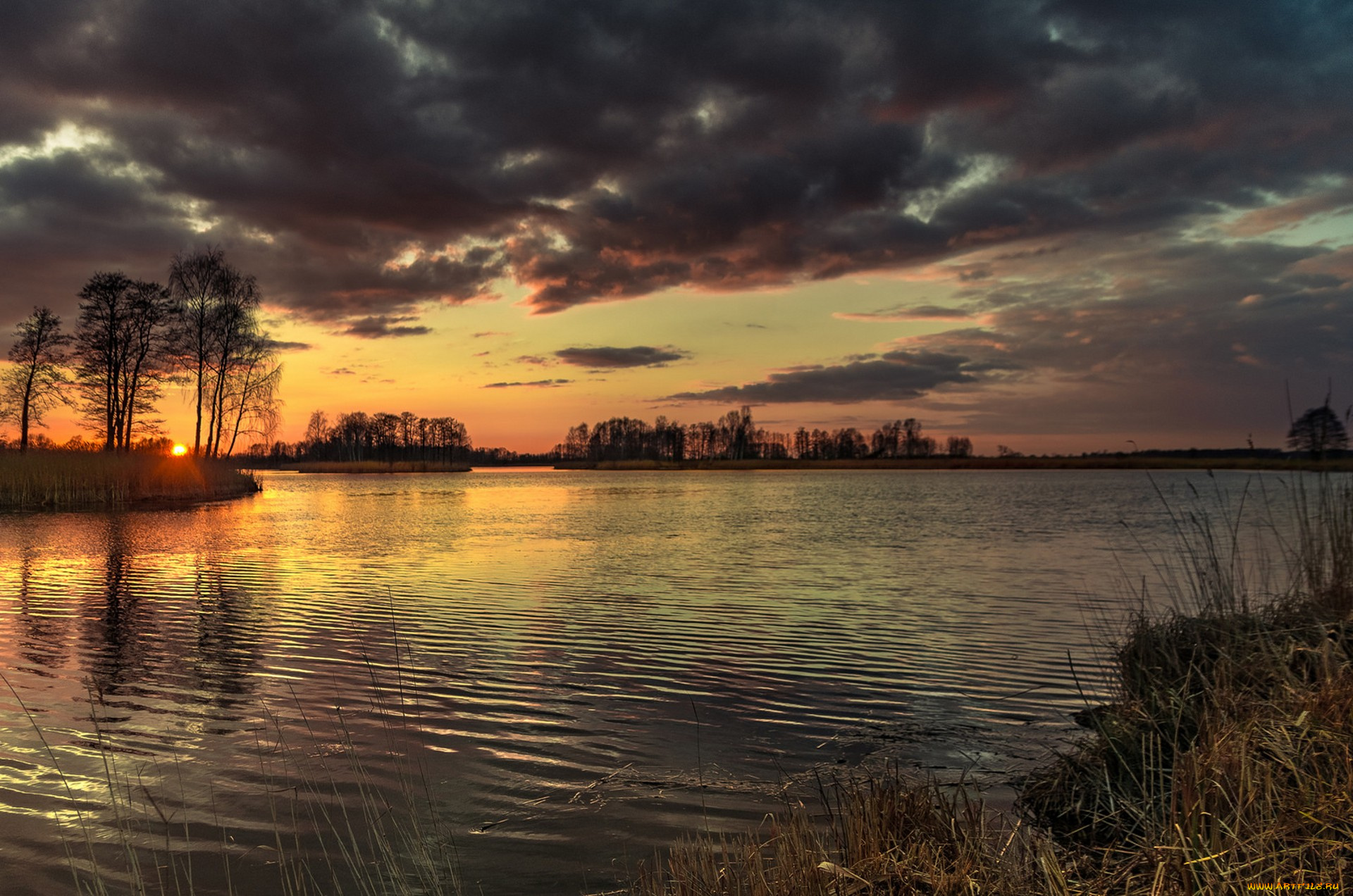 природа, реки, озера, простор