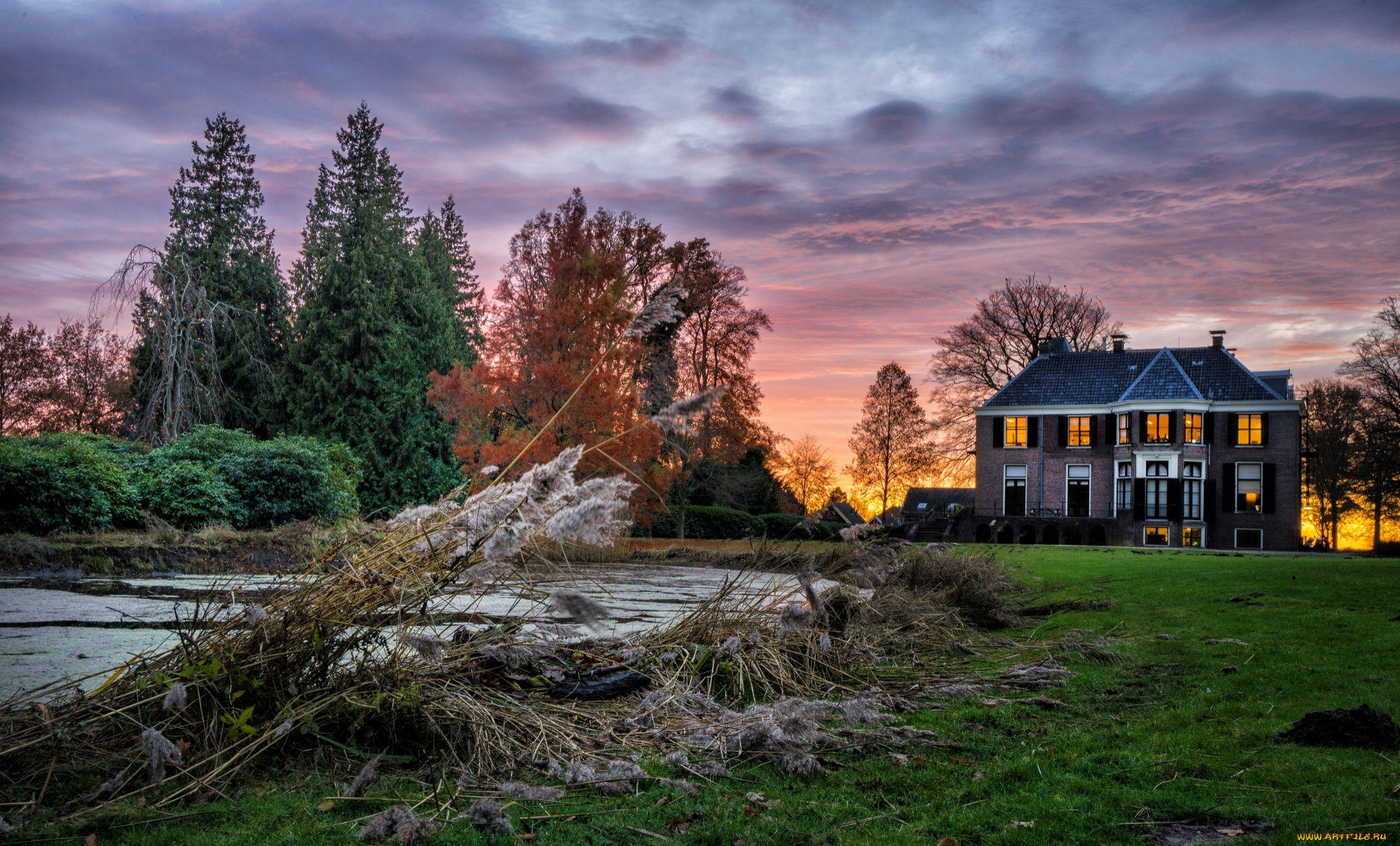 города, -, здания, , дома, простор