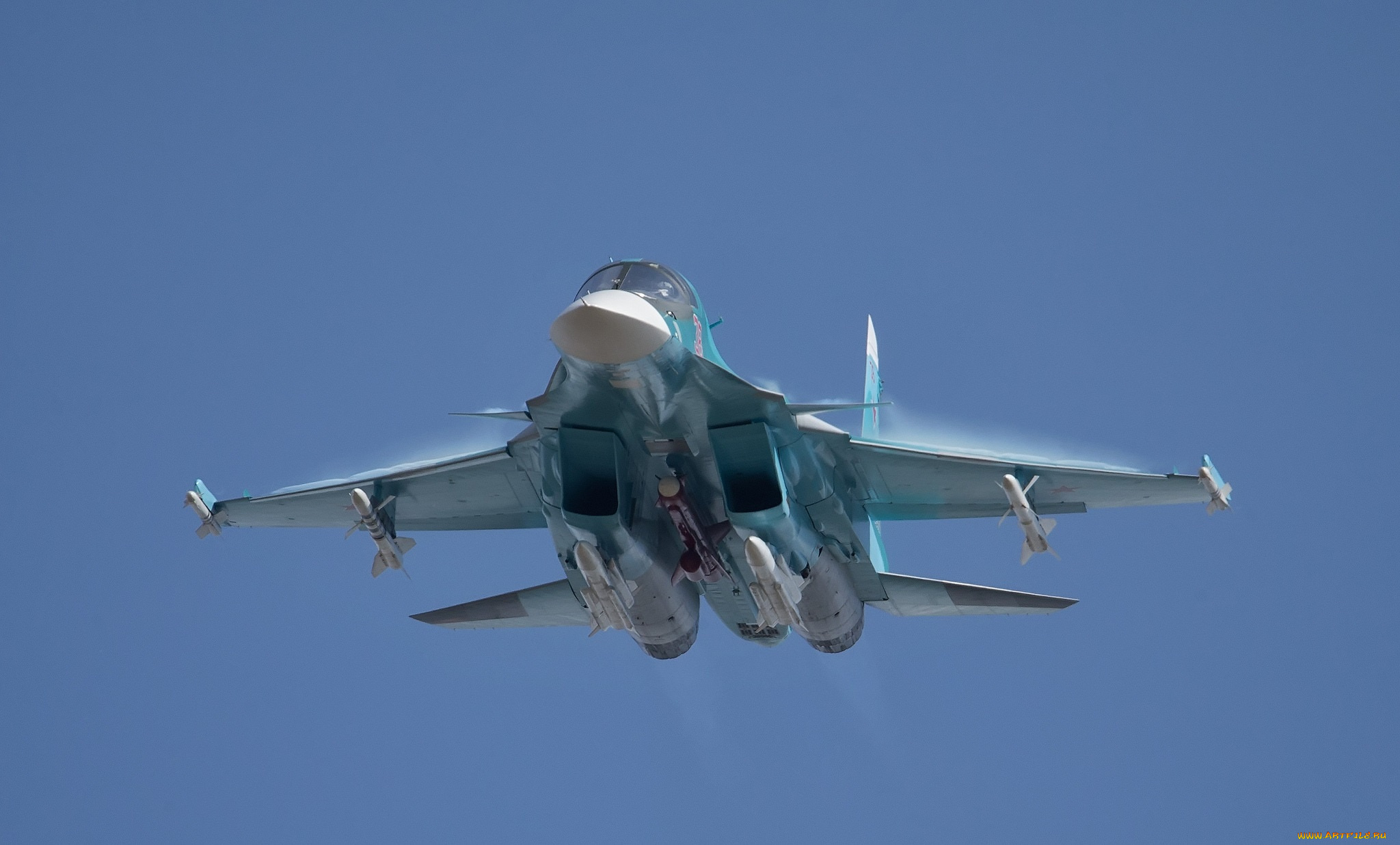 su-34, fullback, авиация, боевые, самолёты, бомбардировщик
