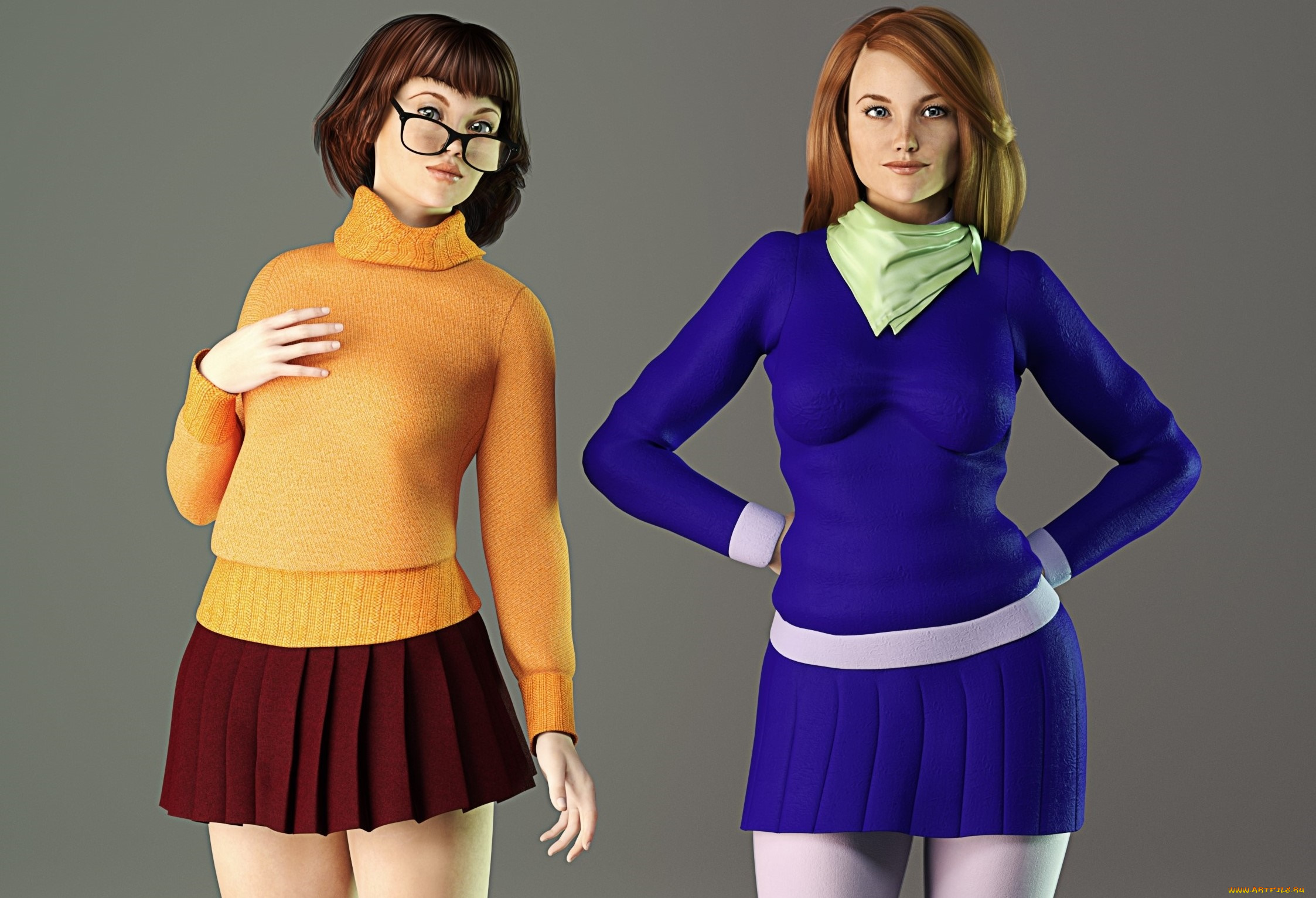 3д, графика, люди, , people, взгляд, девушки, фон