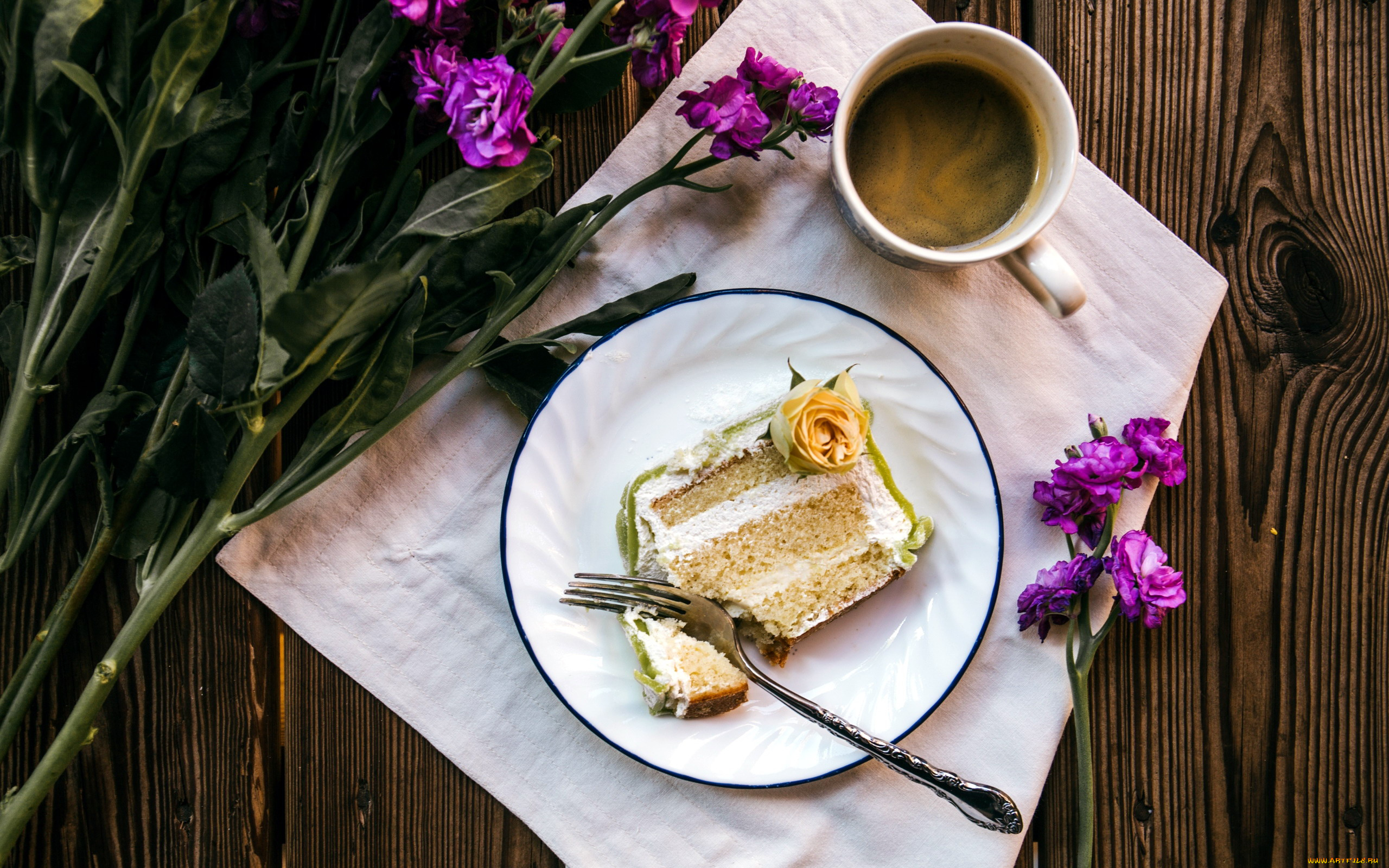 еда, пирожные, , кексы, , печенье, кофе, цветы, пирожное