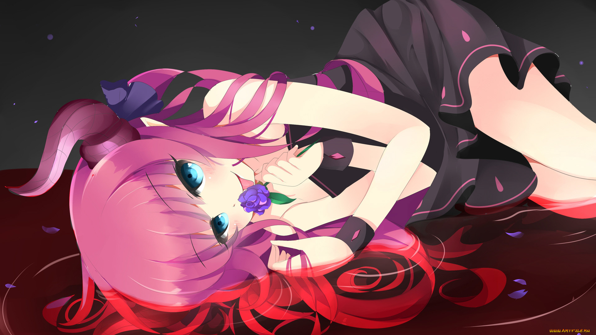 аниме, ангелы, , демоны, девушка