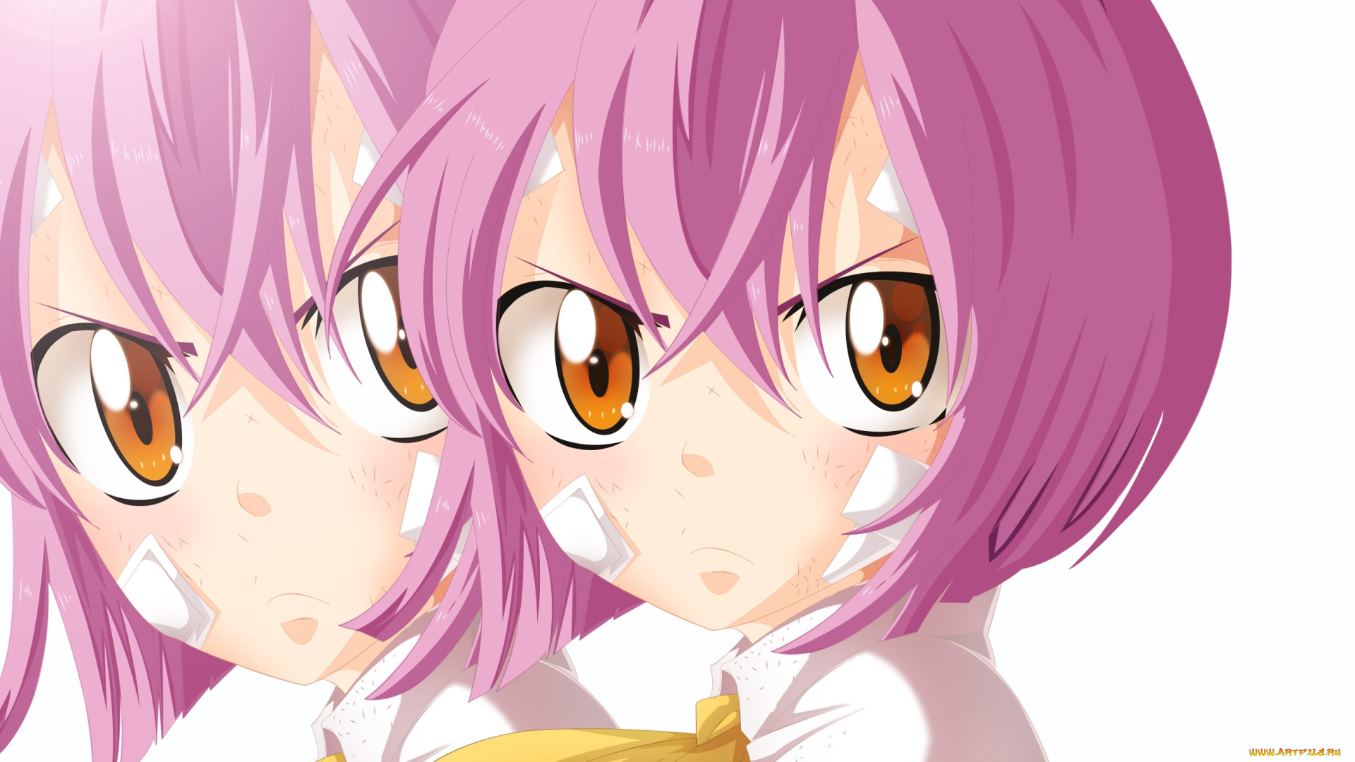 аниме, fairy, tail, фон, взгляд, девушки