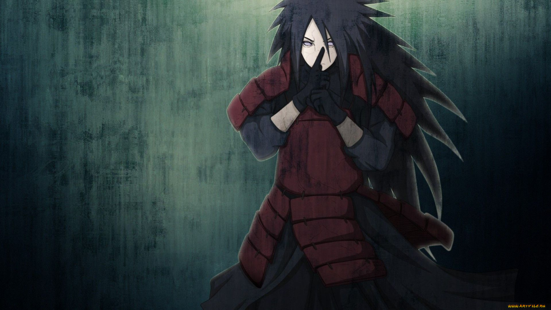 аниме, naruto, учиха, доспех, мадара