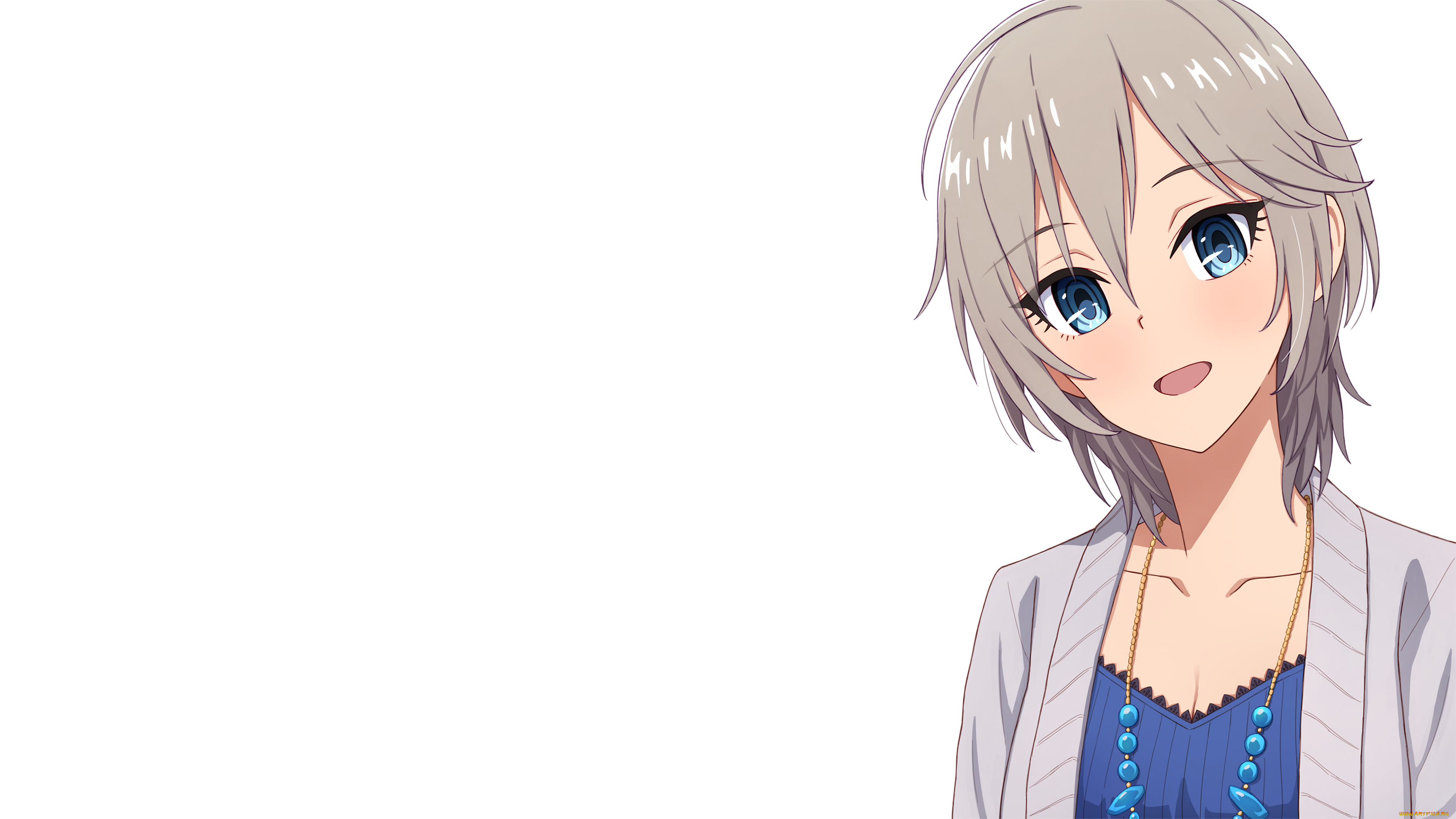 аниме, idolm@ster, фон, взгляд, девушка