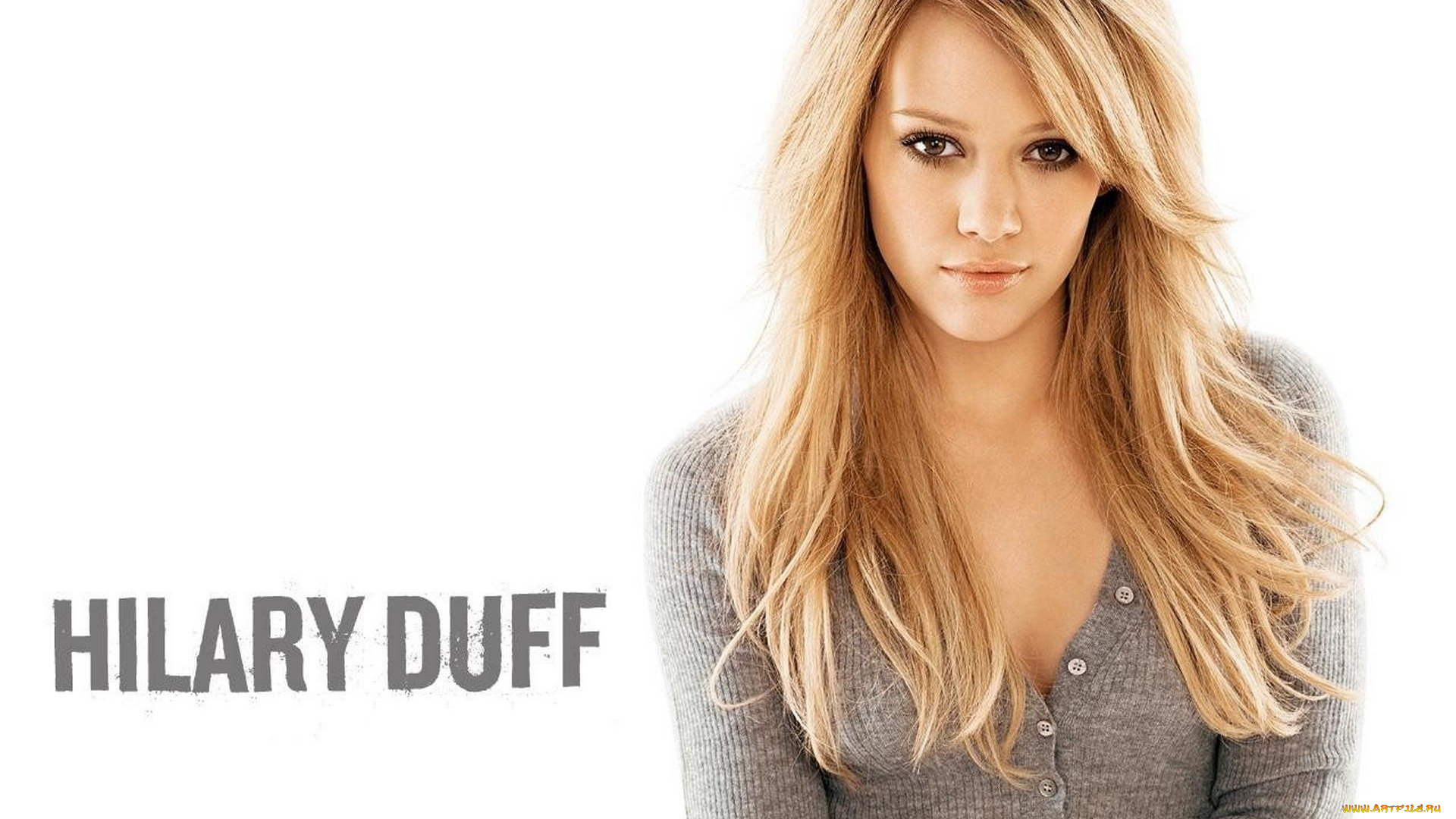 девушки, hilary, duff, блондинка, кофта