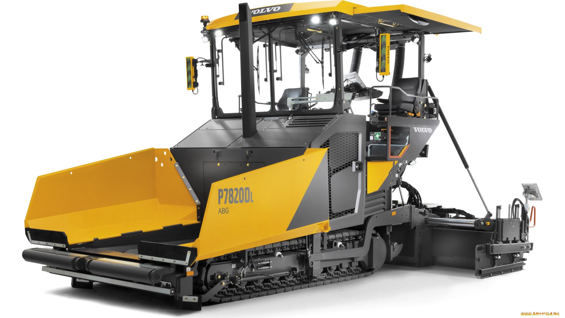 техника, асфальтоукладочная, техника, volvo