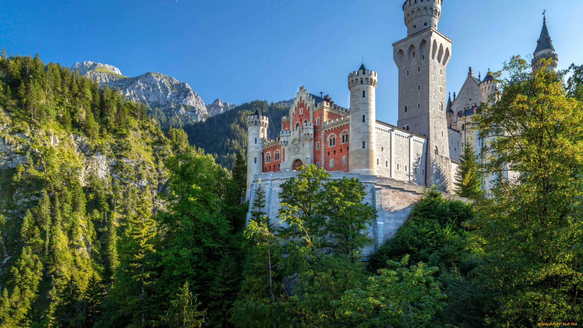 neuschwanstein, castle, города, замок, нойшванштайн, , германия, neuschwanstein, castle