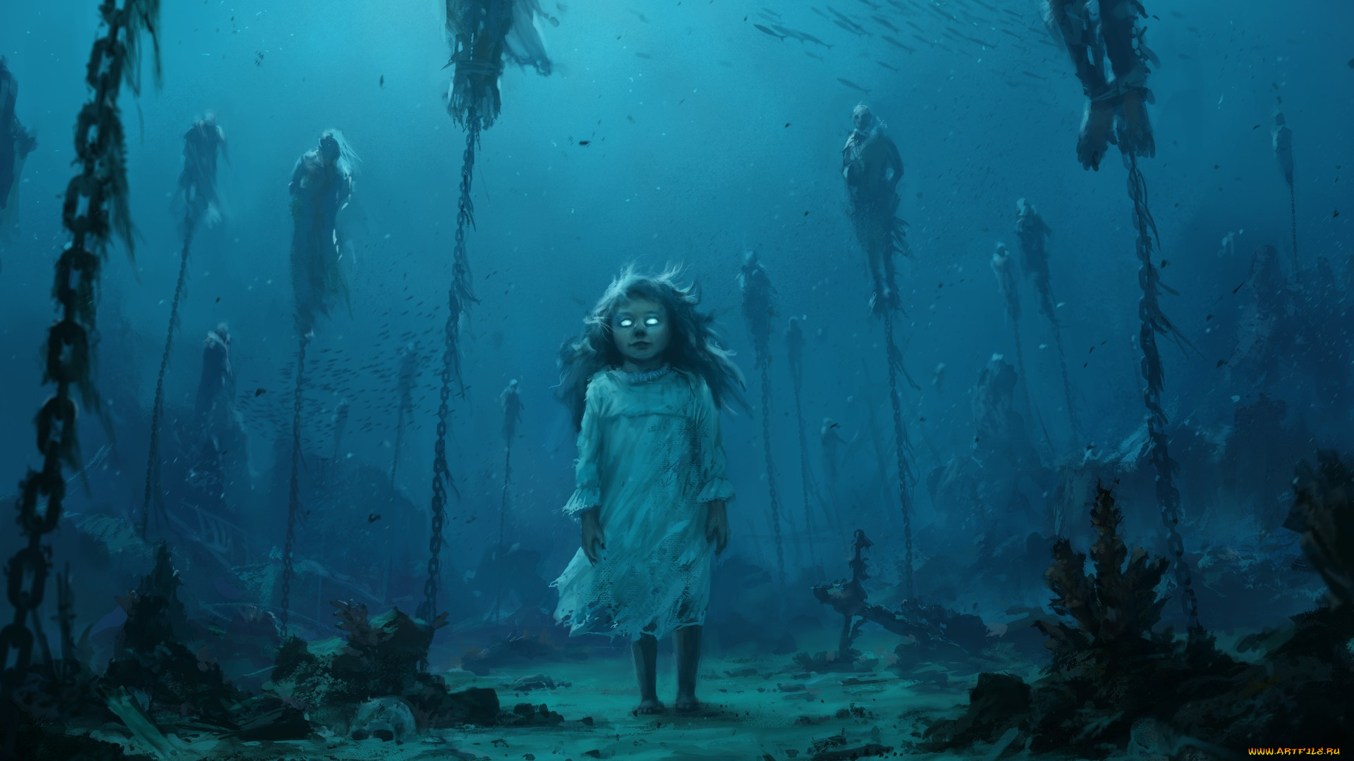 фэнтези, нежить, девочка