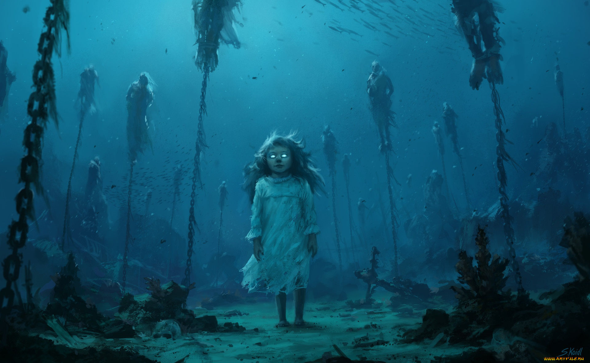 фэнтези, нежить, девочка