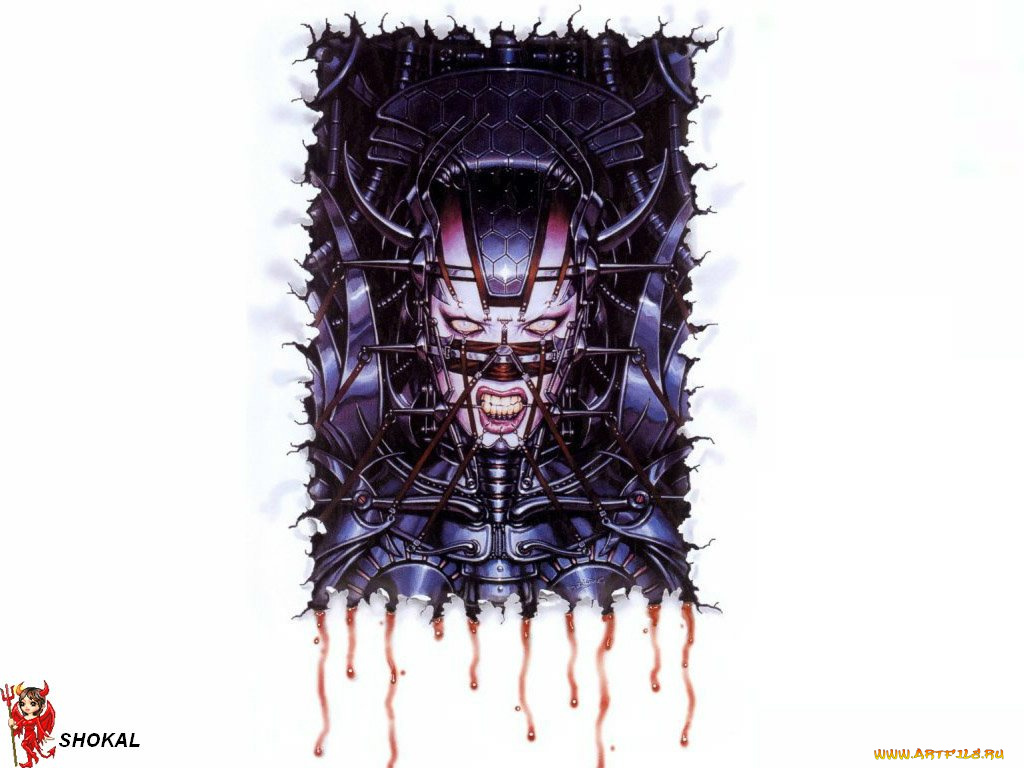 фэнтези, роботы, киборги, механизмы