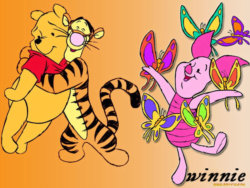мультфильмы, winnie, the, pooh