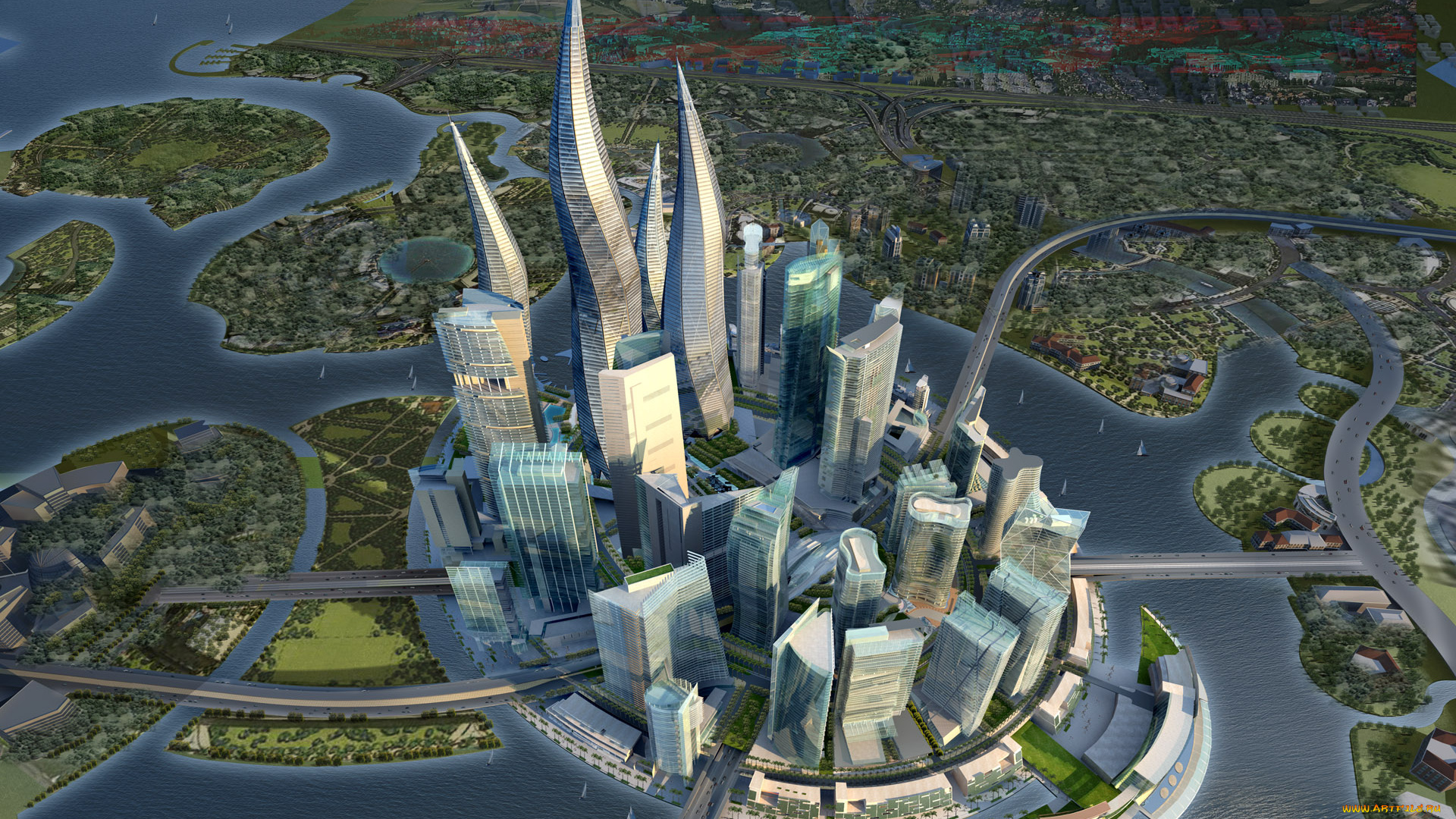 3д, графика, architecture, архитектура