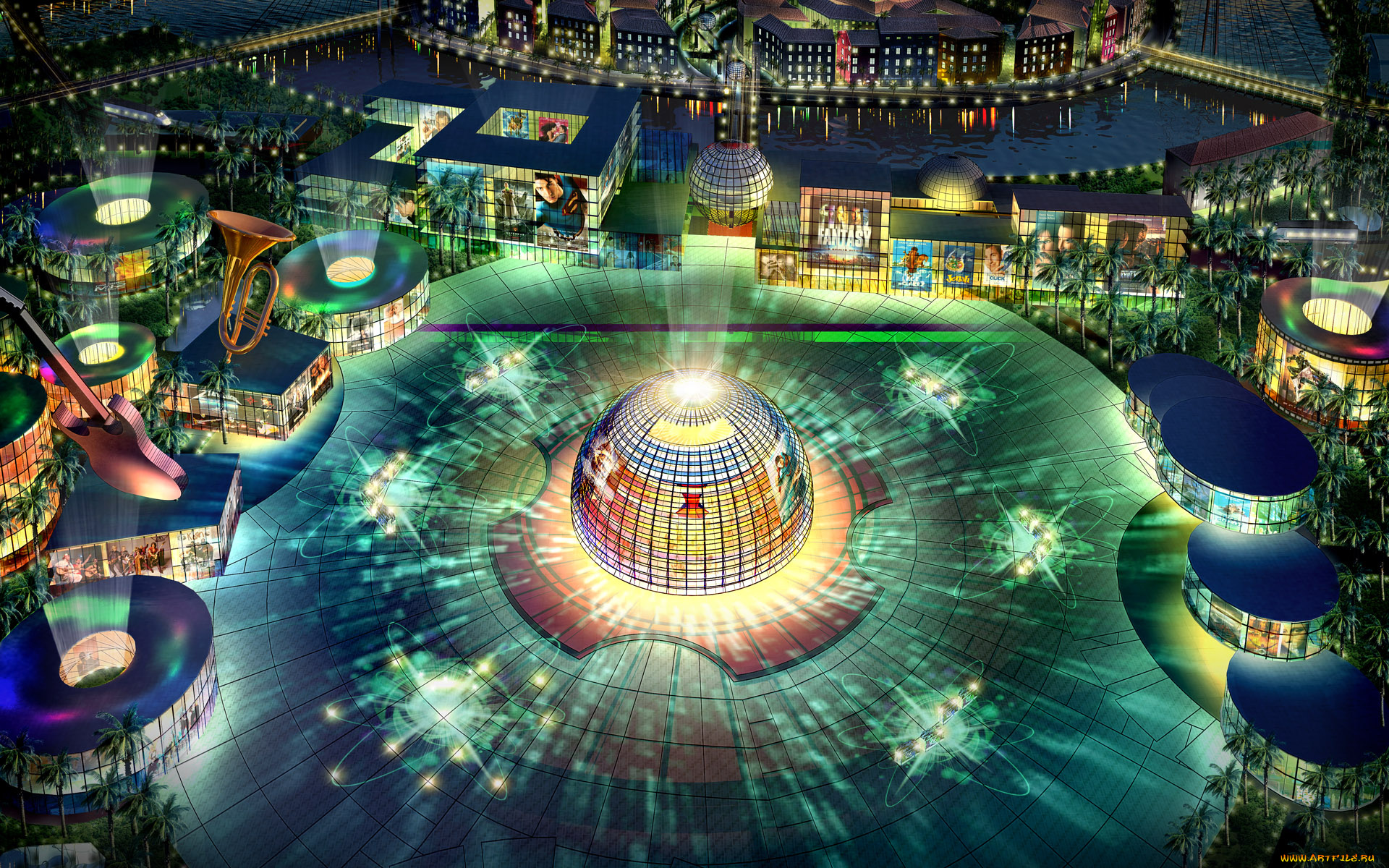 3д, графика, architecture, архитектура