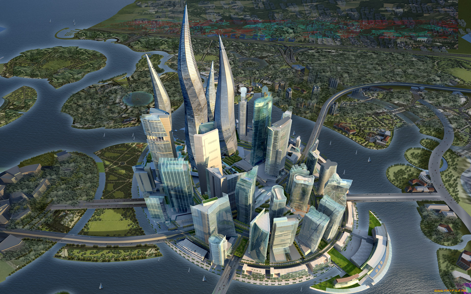 3д, графика, architecture, архитектура