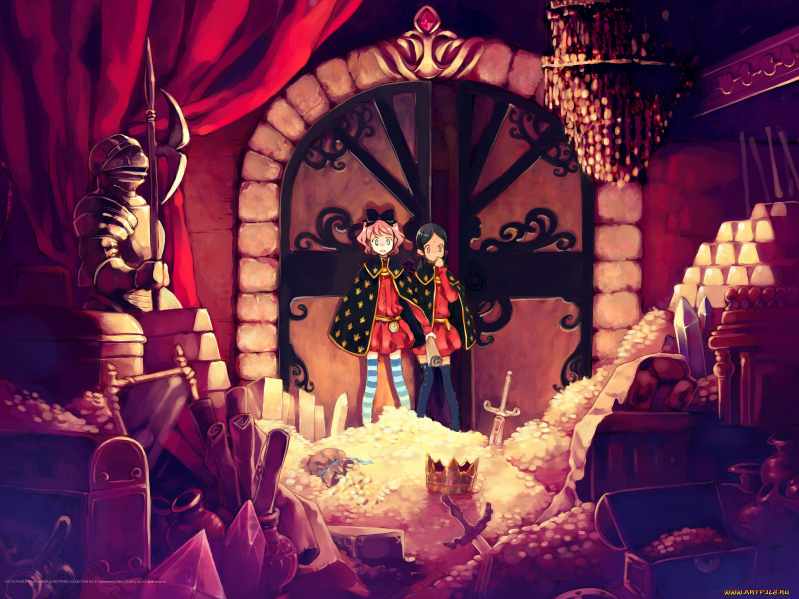 аниме, halloween, magic