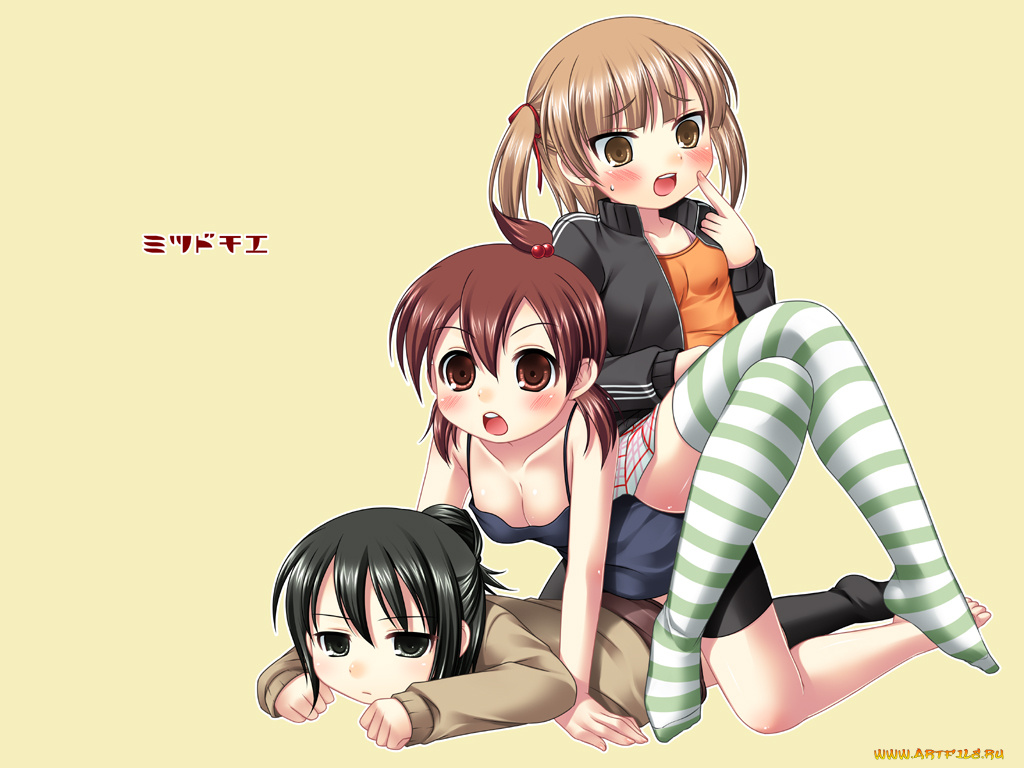 mitsudomoe, аниме