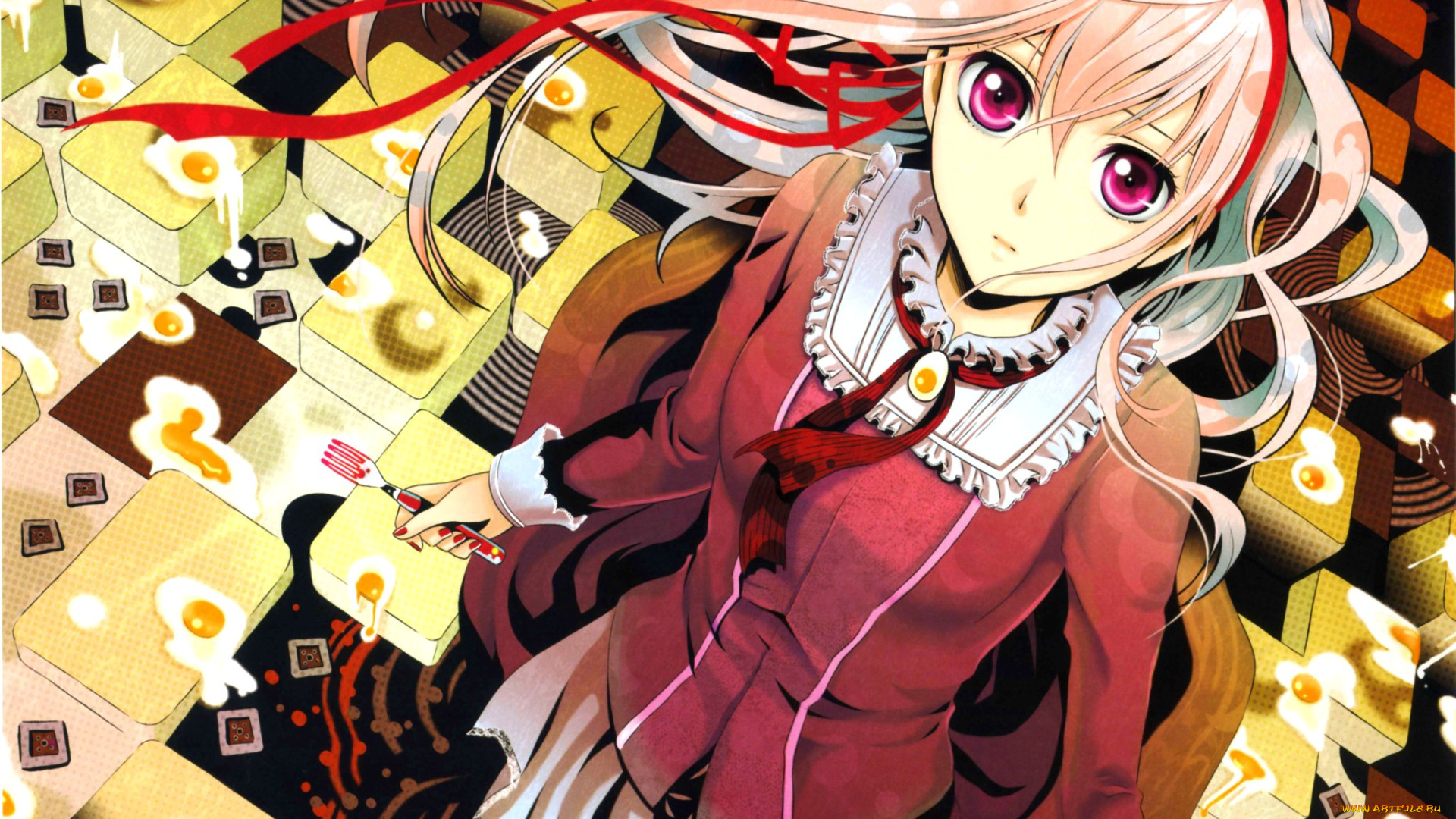 wool, mangaka, аниме, pixiv, girls, collection, artbook