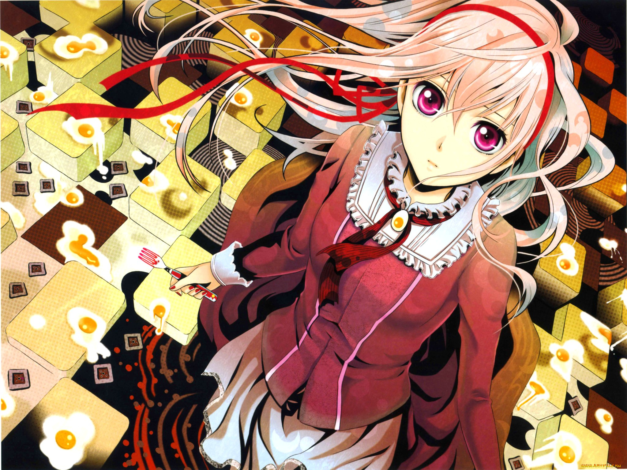 wool, mangaka, аниме, pixiv, girls, collection, artbook