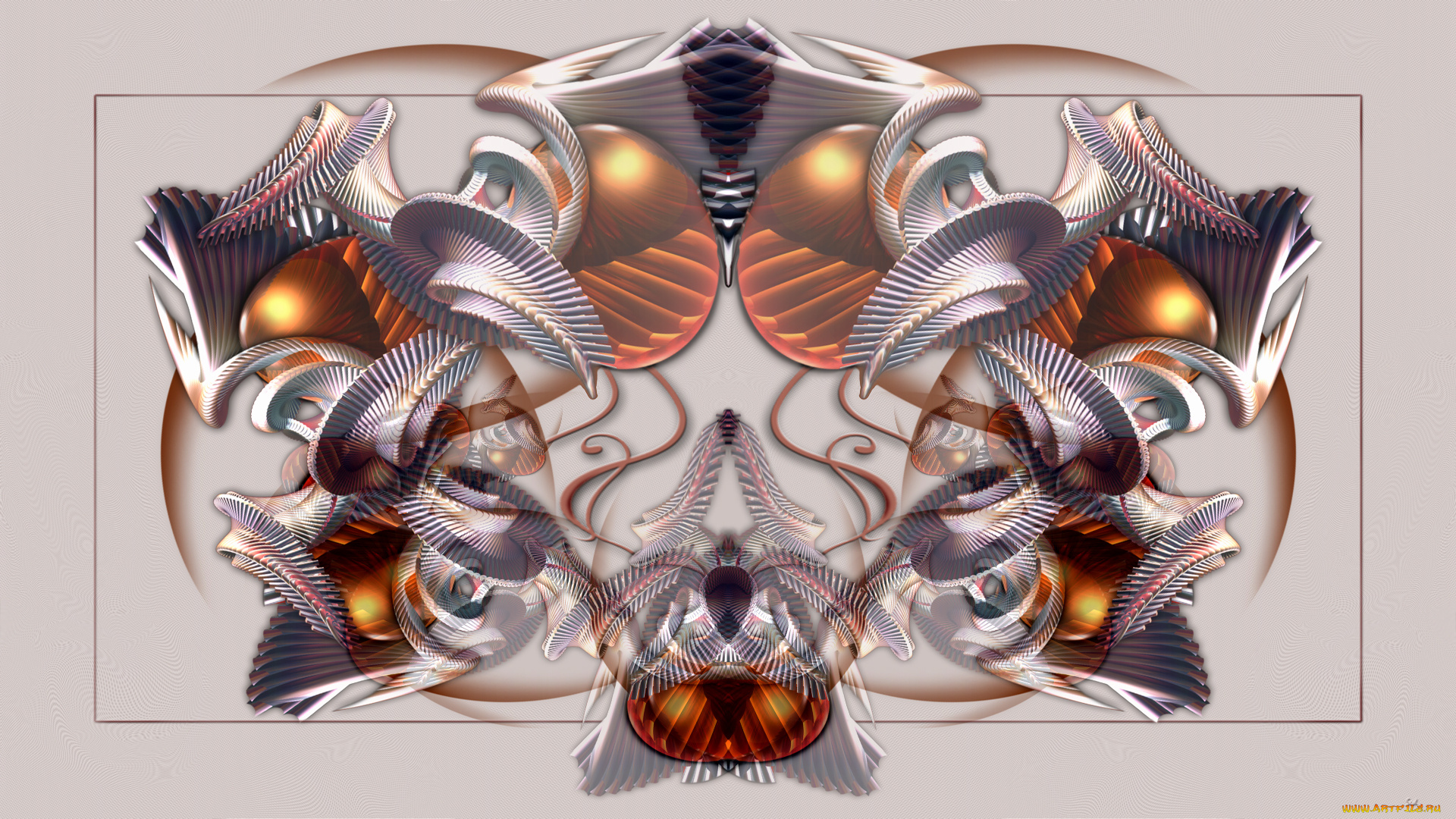 3д, графика, fractal, фракталы, узор