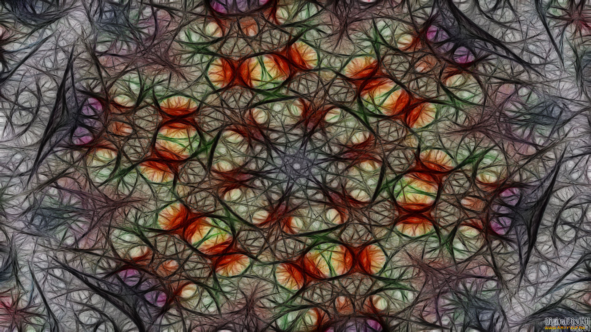 3д, графика, fractal, фракталы, узор