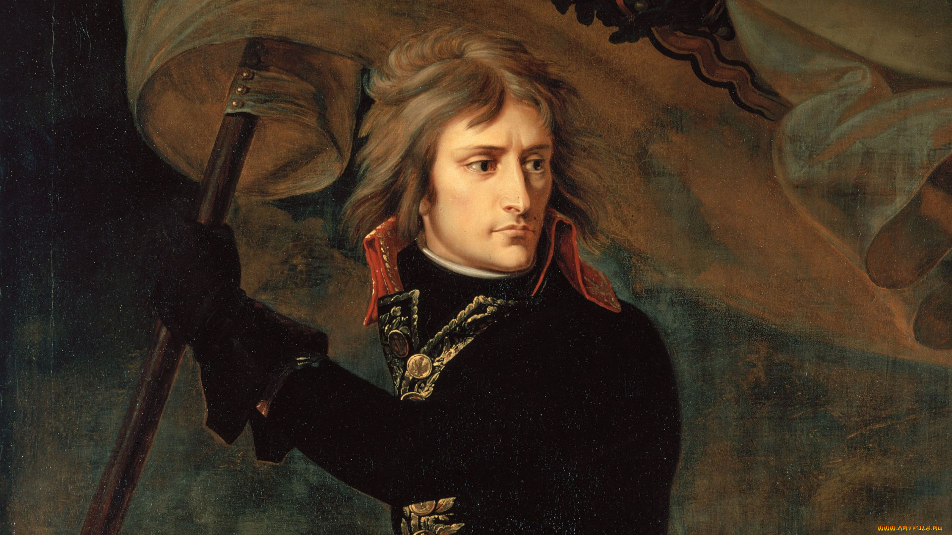 antoine, jean, gros, napoleon, bonaparte, on, the, bridge, at, arcole, рисованные, наполеон