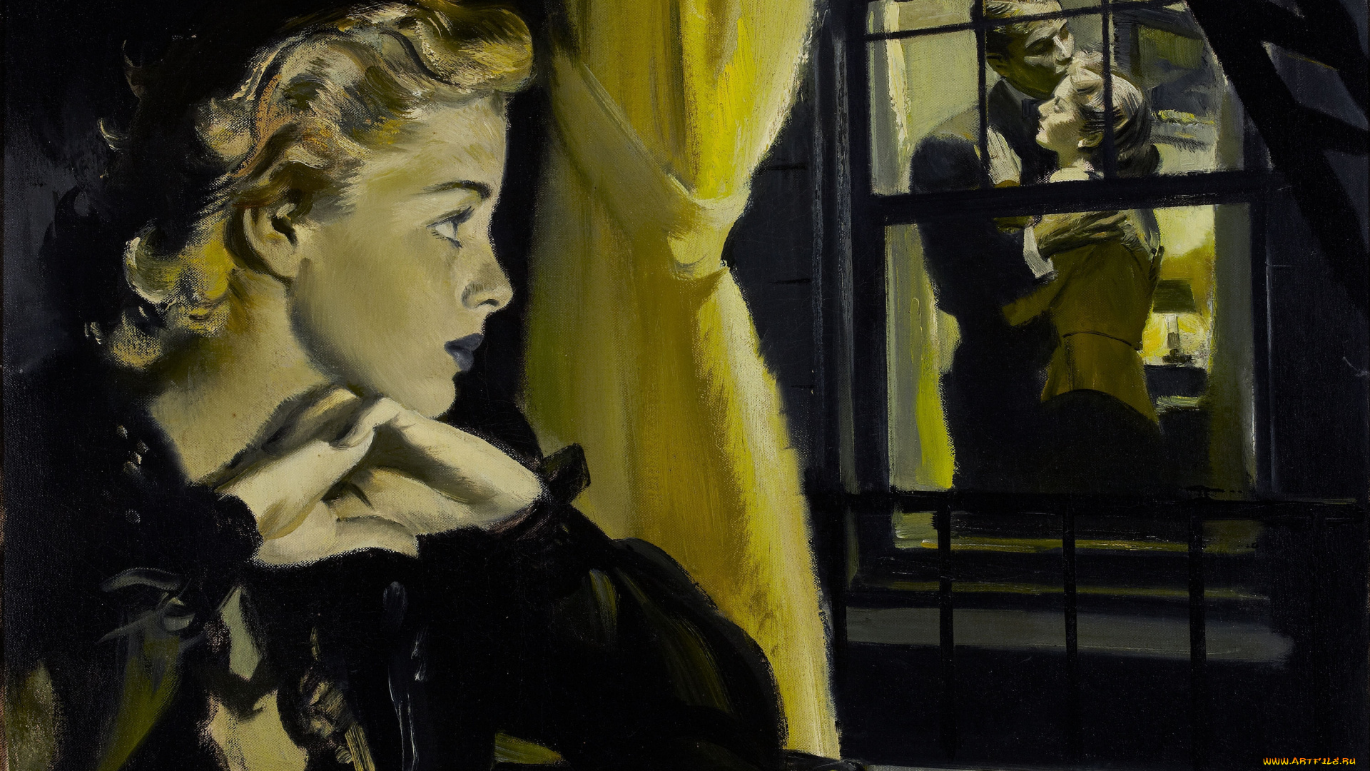 pruett, alexander, carter, рисованные, окно