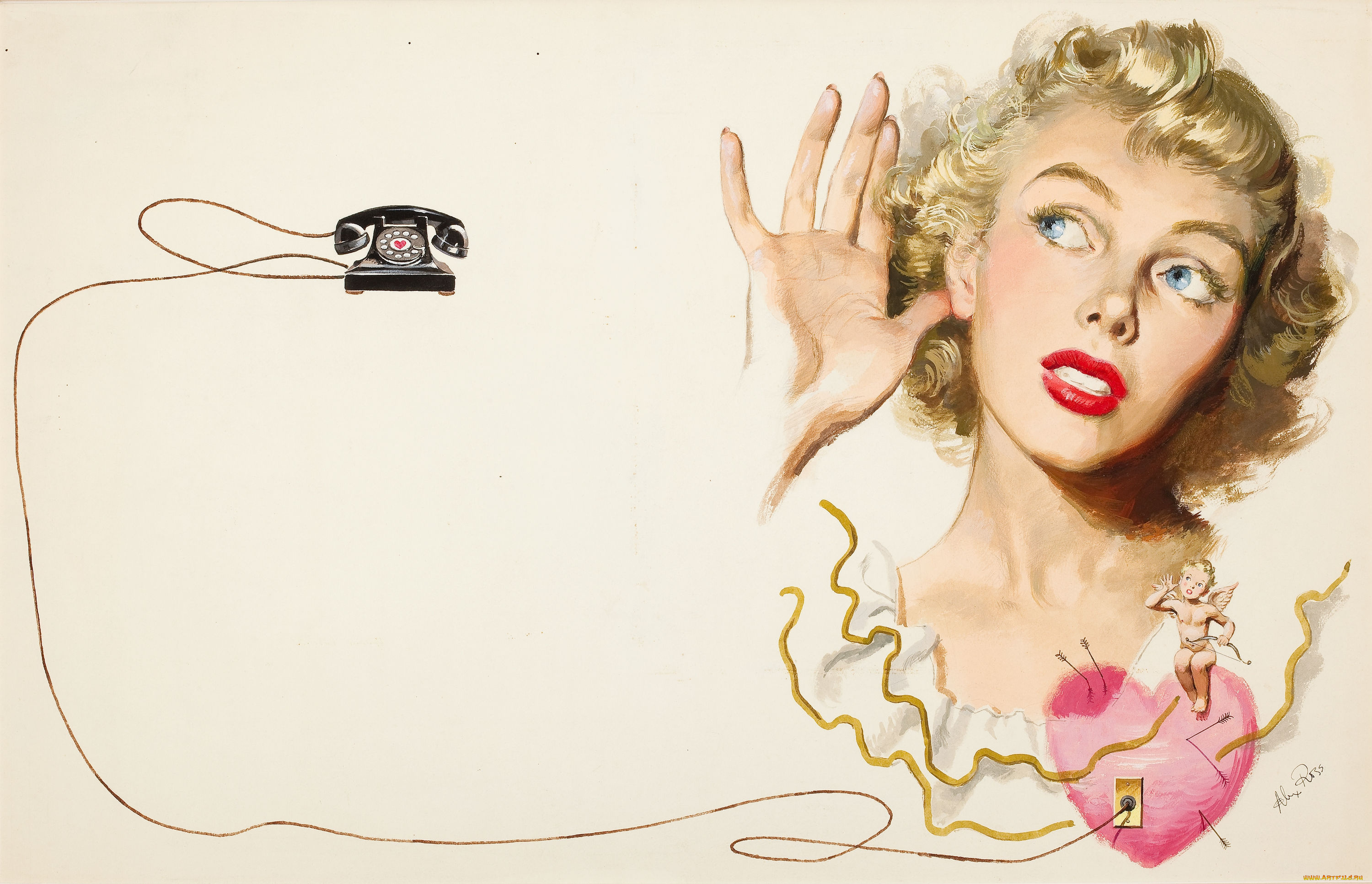 alexander, sharpe, ross, рисованные, блондинка, телефон