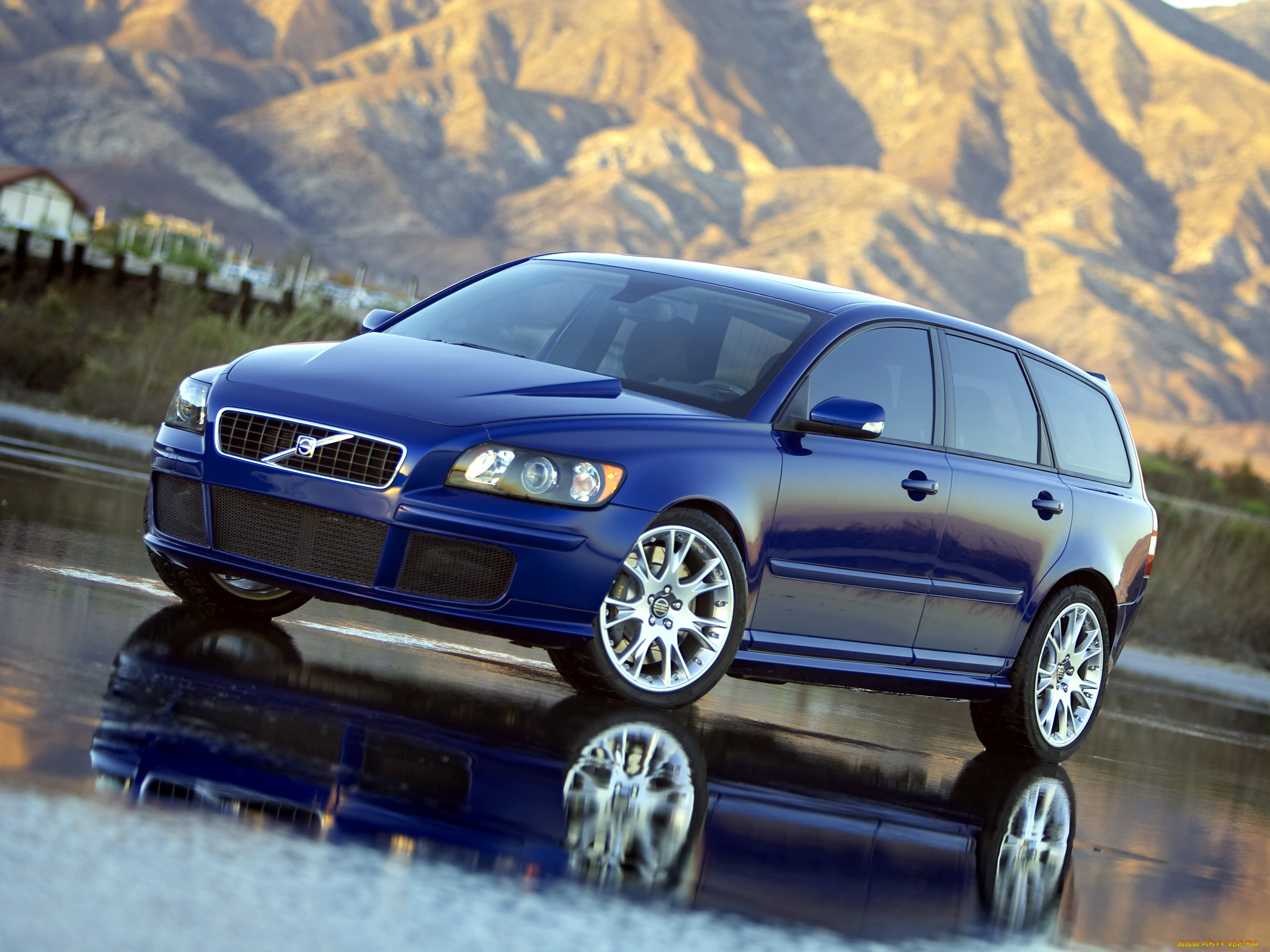 volvo, v50, sv, concept, `2004, автомобили, отражение, концепт