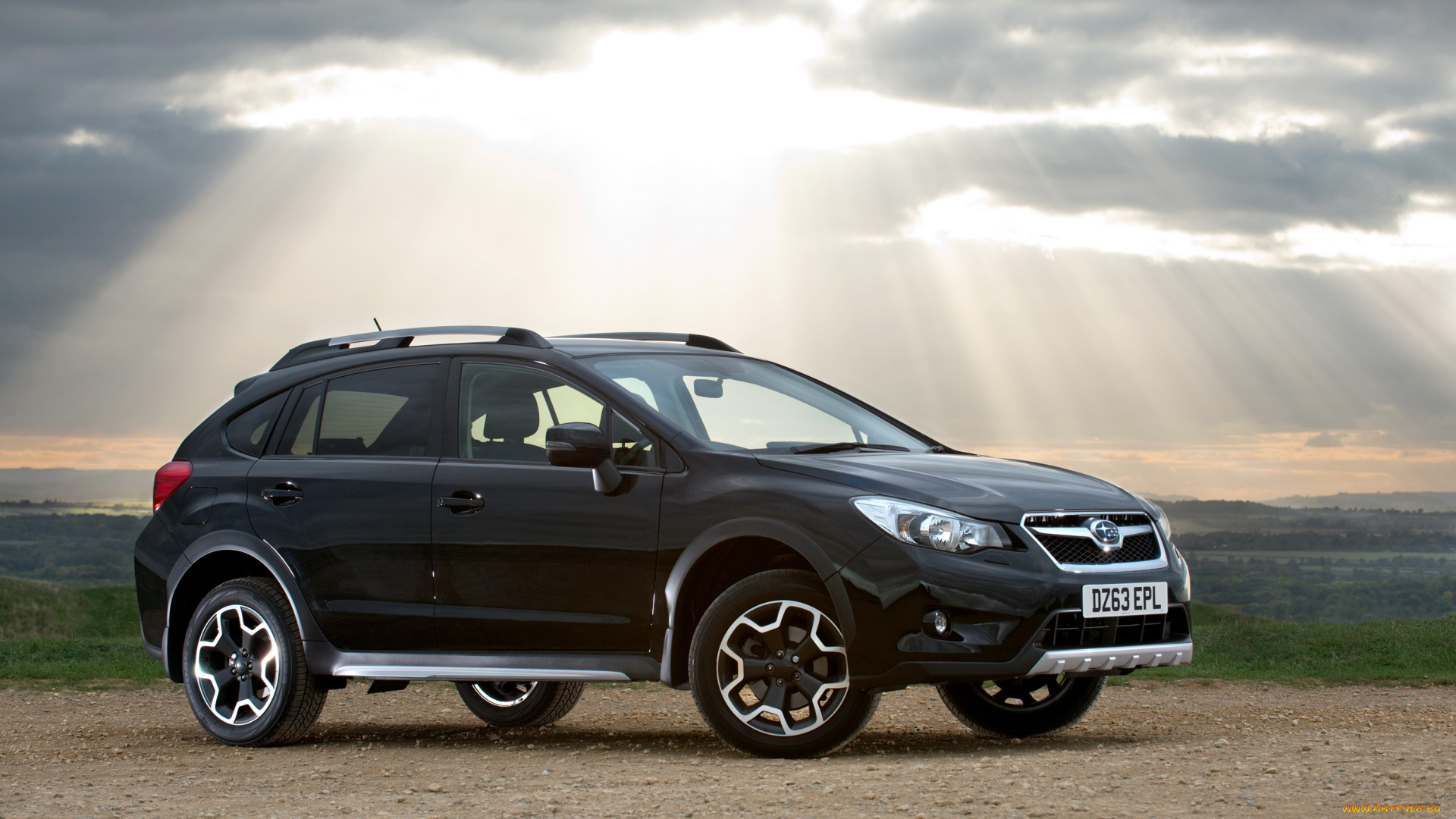2013, subaru, xv, black, limited, edition, автомобили