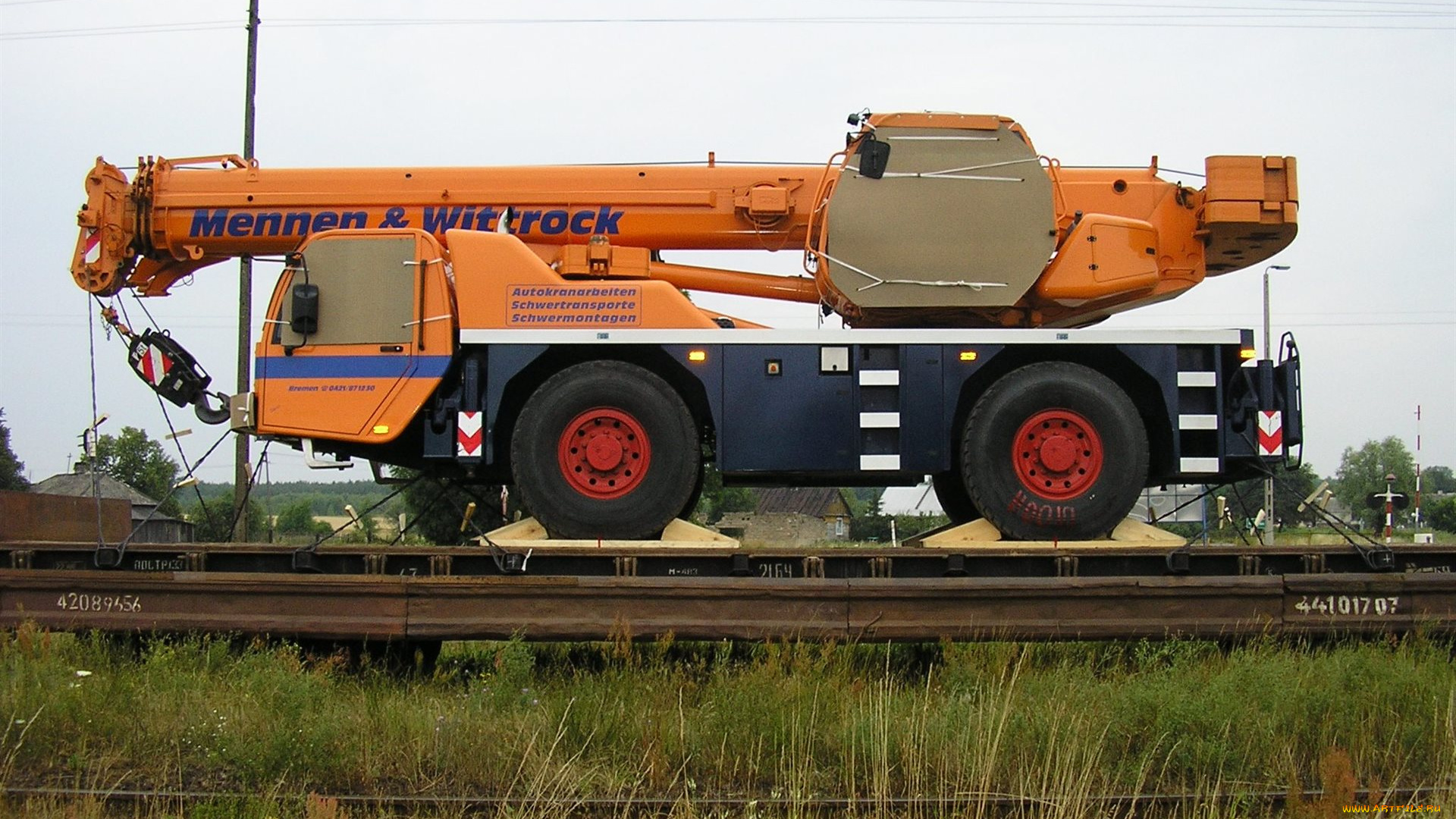техника, краны, перевозка