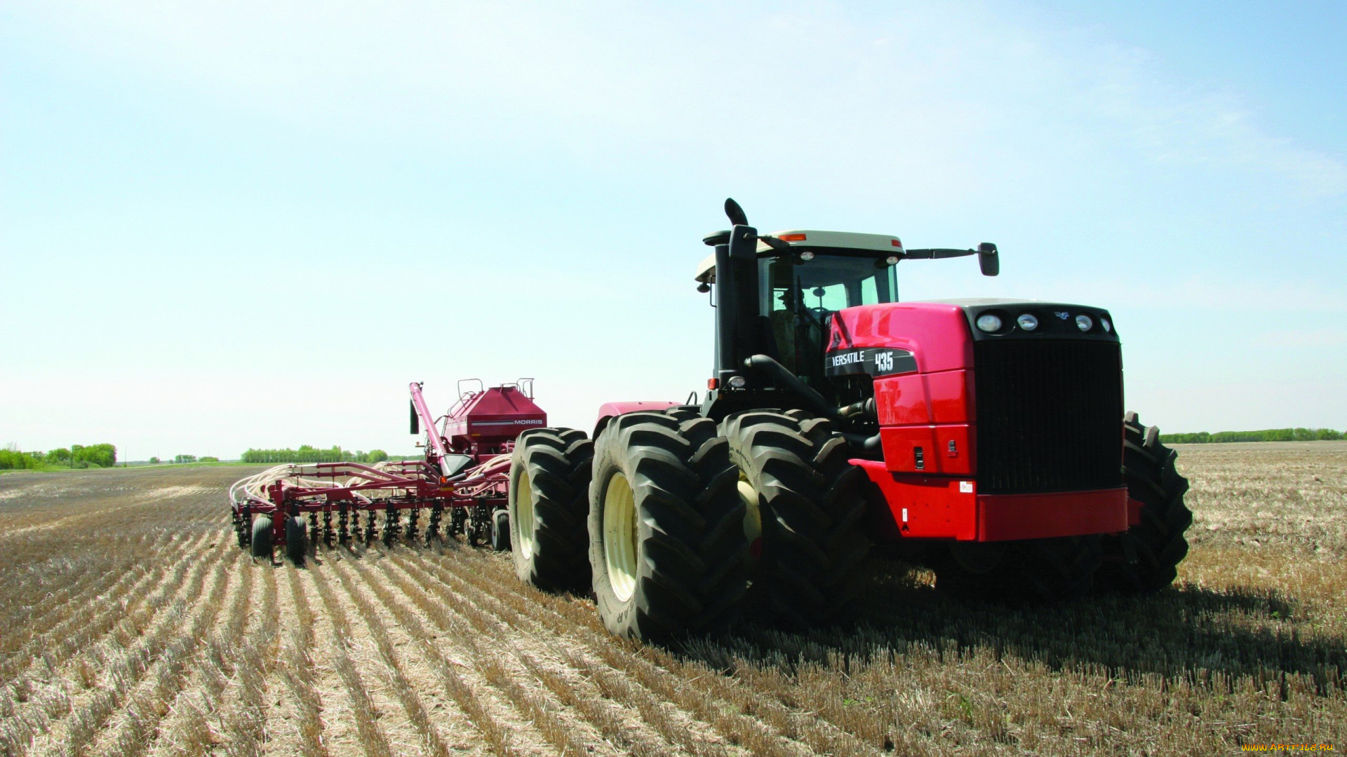 техника, тракторы, пашня