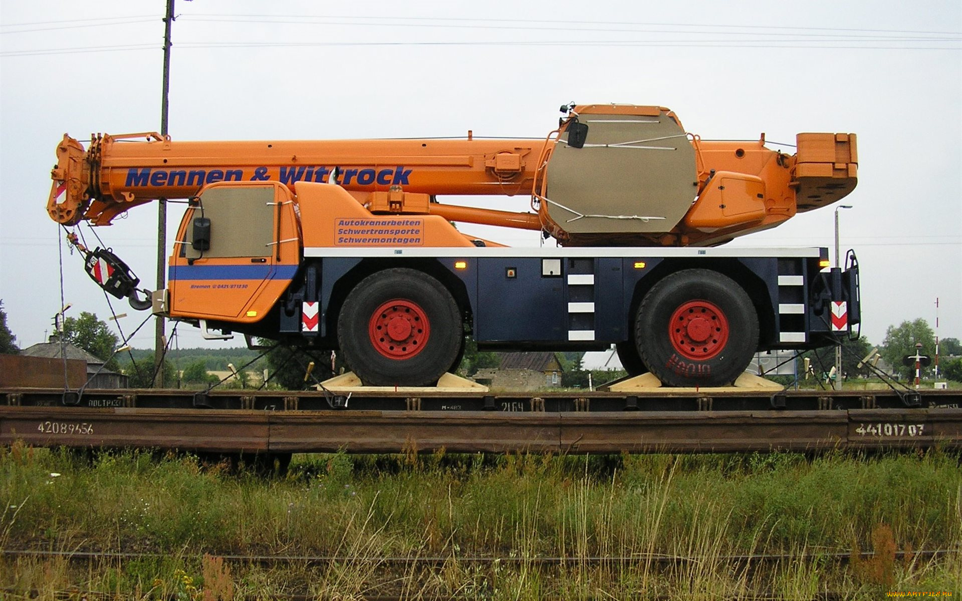 техника, краны, перевозка