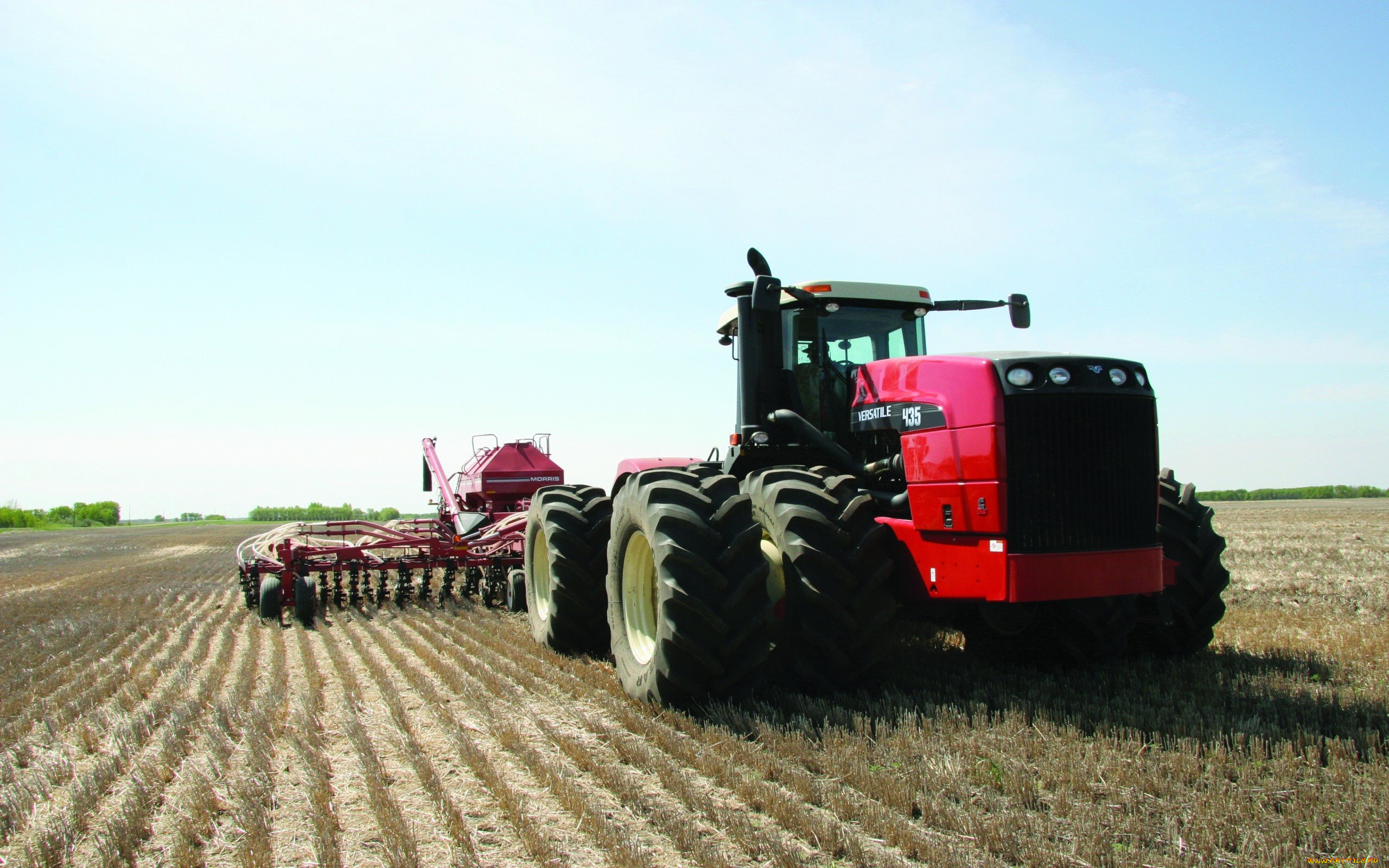 техника, тракторы, пашня