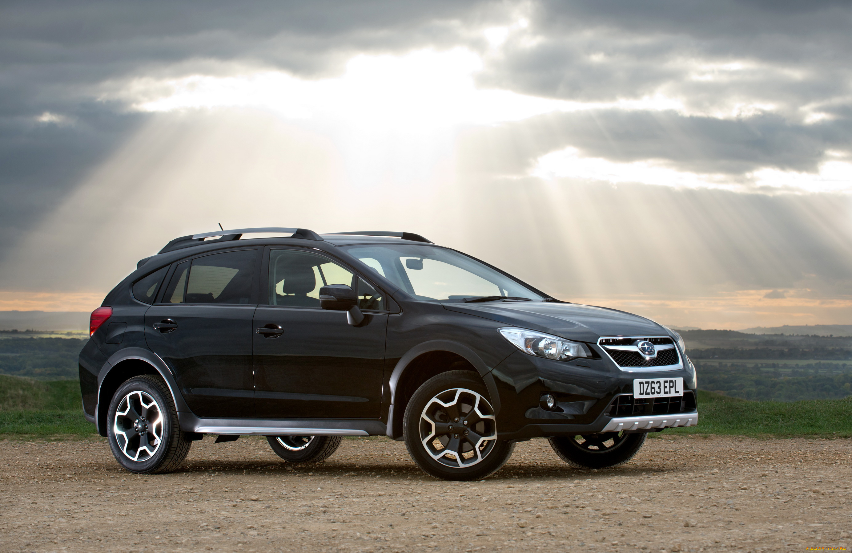 2013, subaru, xv, black, limited, edition, автомобили
