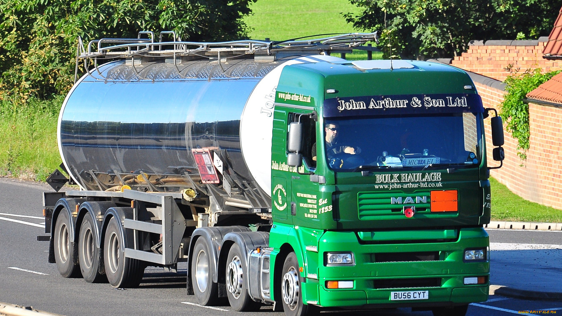 автомобили, man, тяжелый, грузовик, седельный, тягач