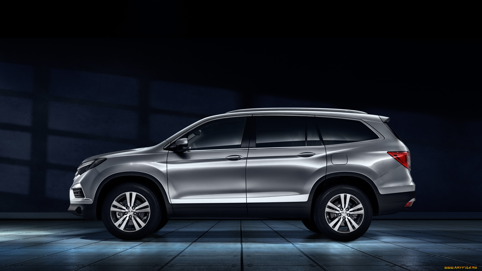 автомобили, honda, 2015г, темный, cis-spec, pilot