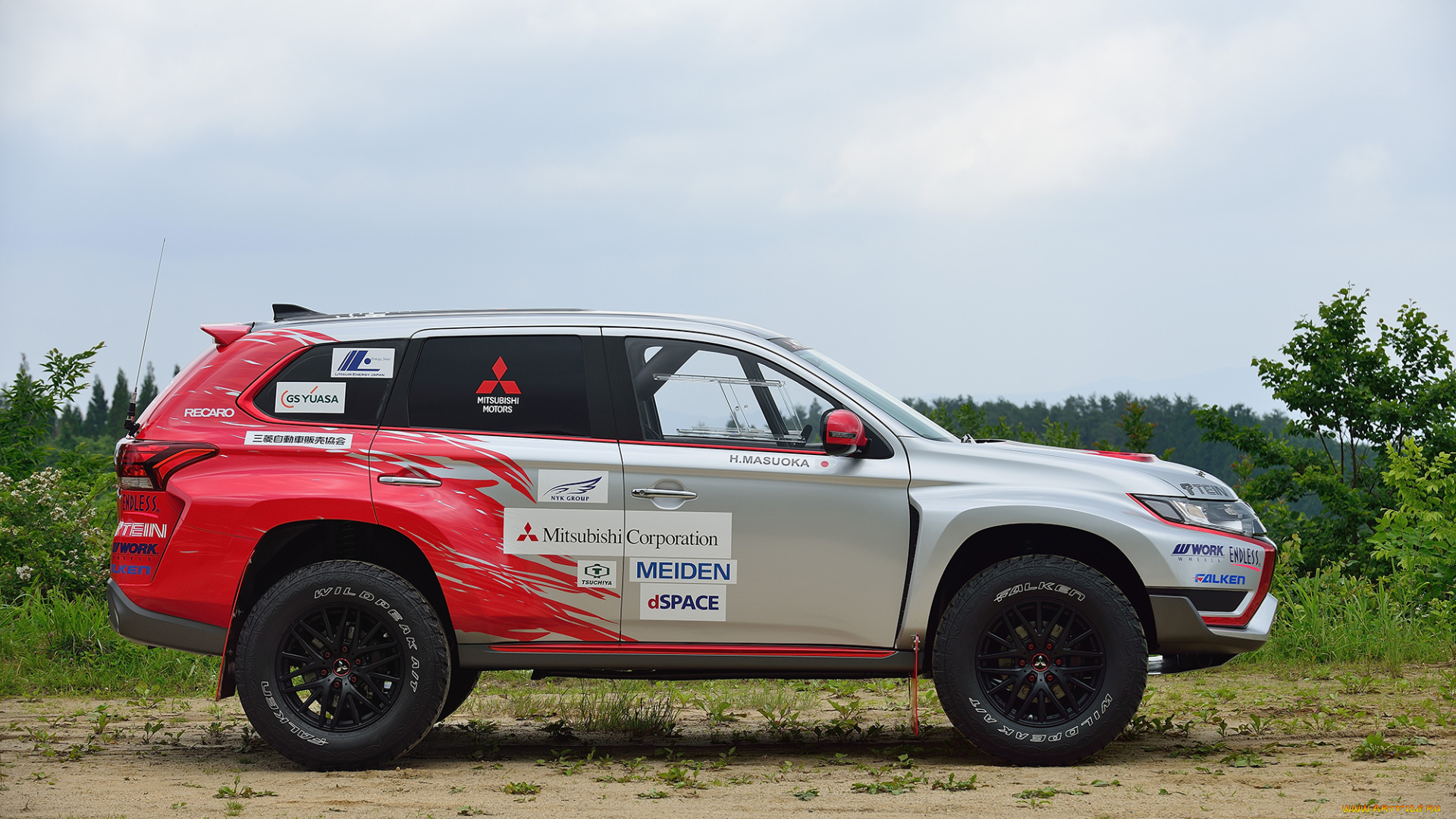 автомобили, mitsubishi, race, baja, phev, outlander, 2015г, car