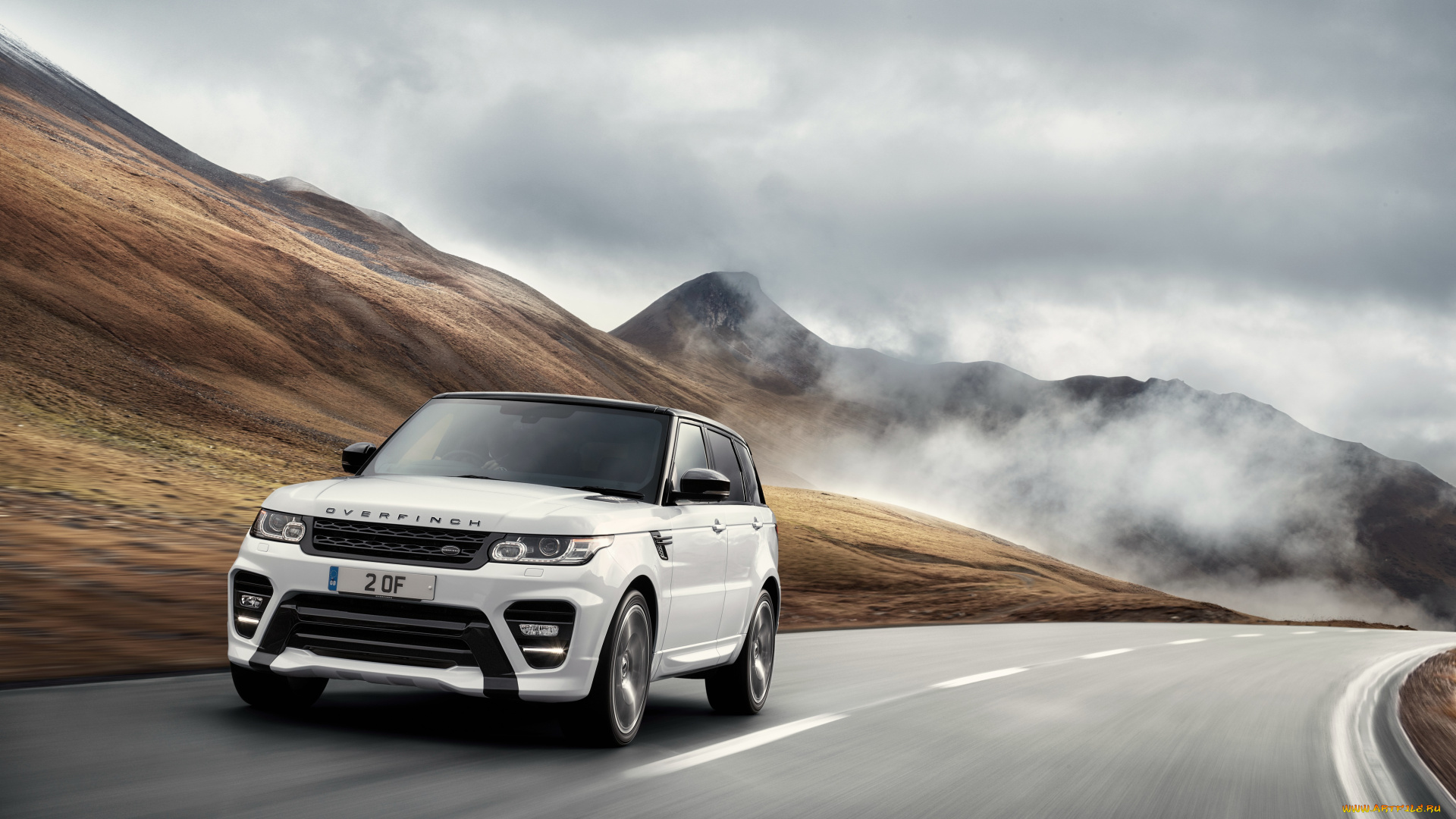автомобили, range, rover, 2014г, светлыц, sport, range, rover, overfinch