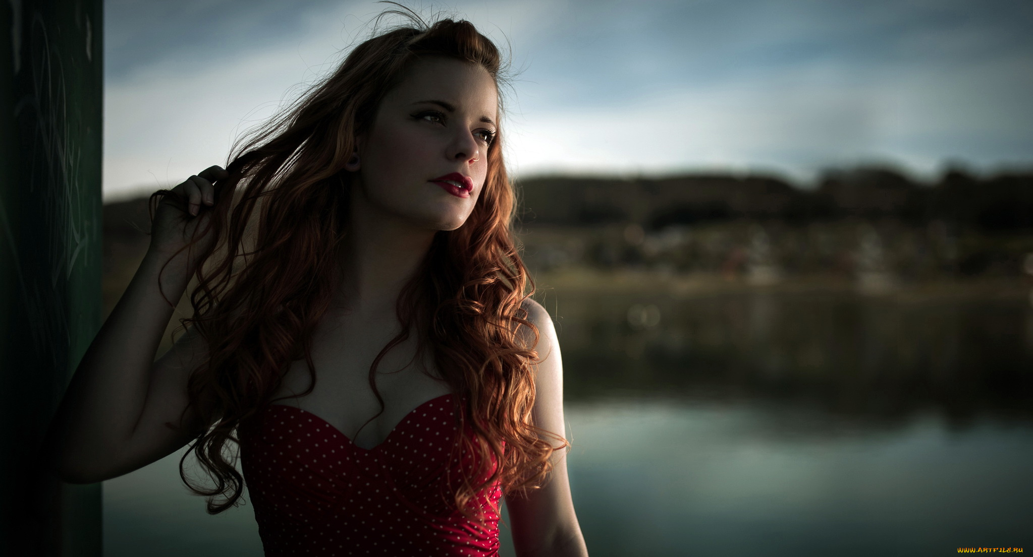 девушки, -unsort, , рыжеволосые, и, другие, девушка, портрет, взгляд