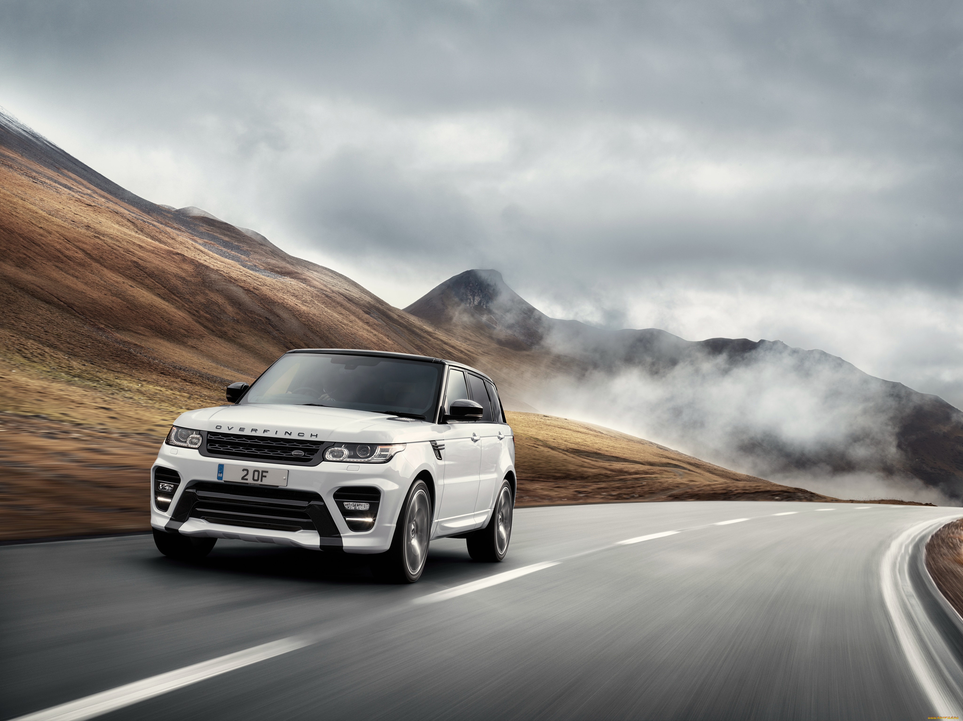 автомобили, range, rover, 2014г, светлыц, sport, range, rover, overfinch