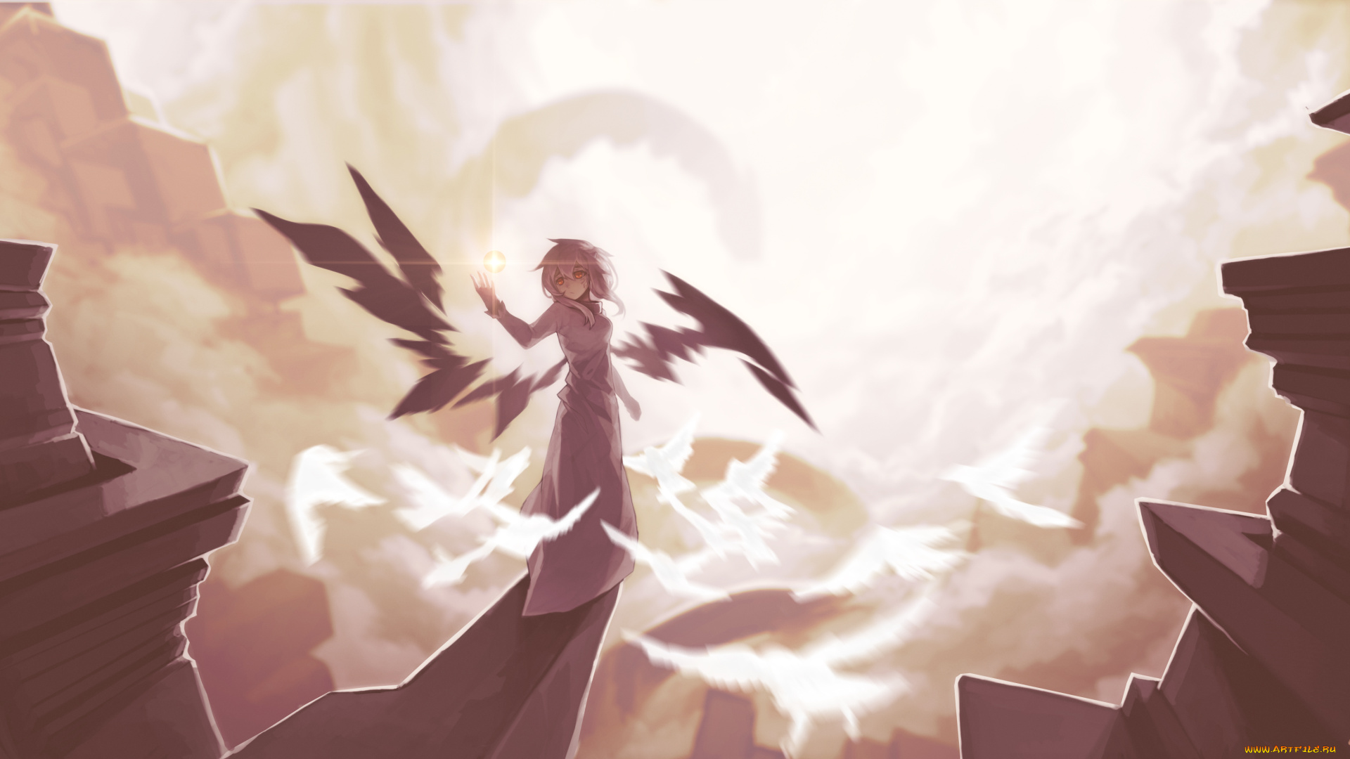 аниме, ангелы, , демоны, ангел