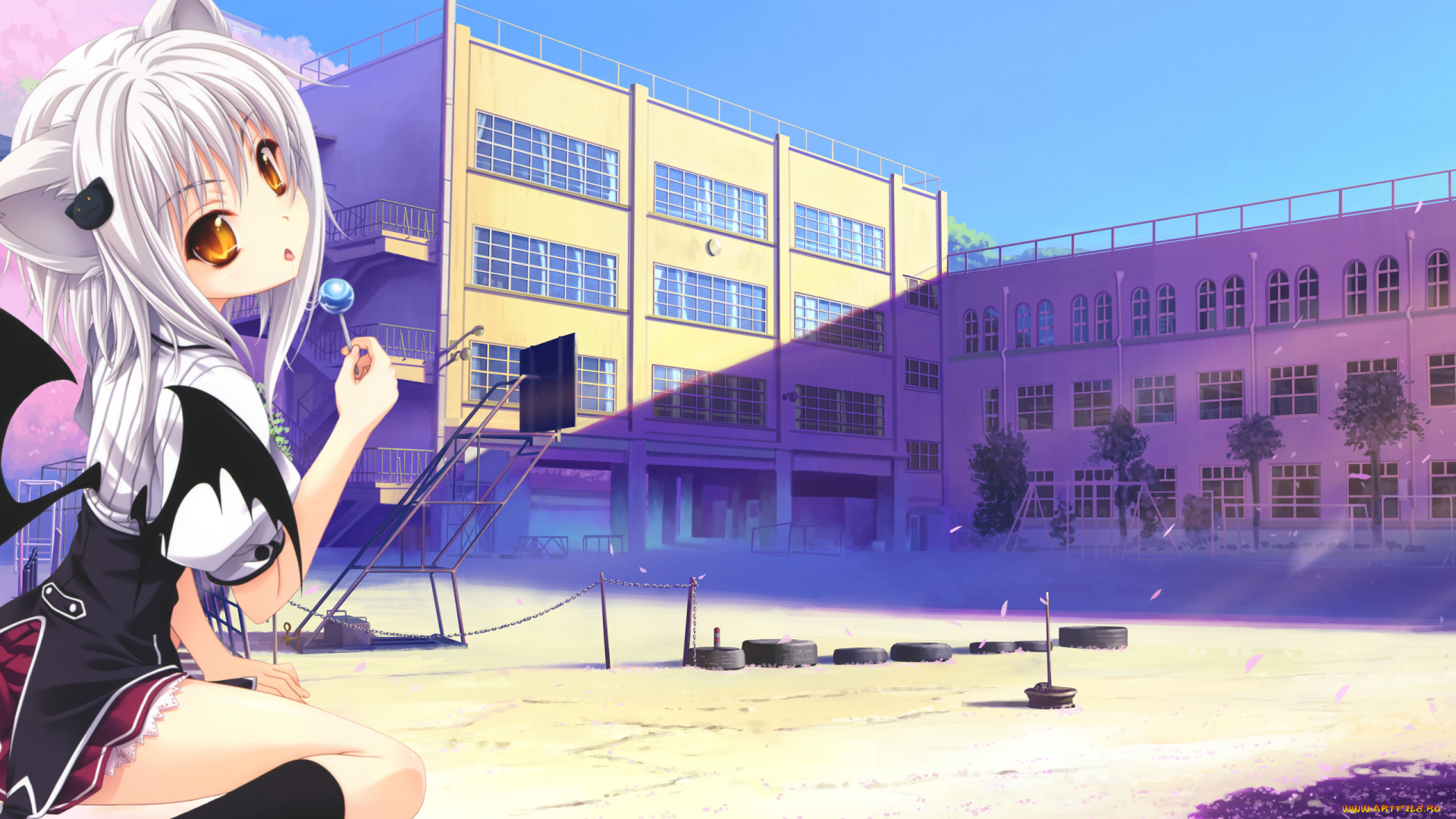 аниме, highschool, dxd, фон, девушка, взгляд