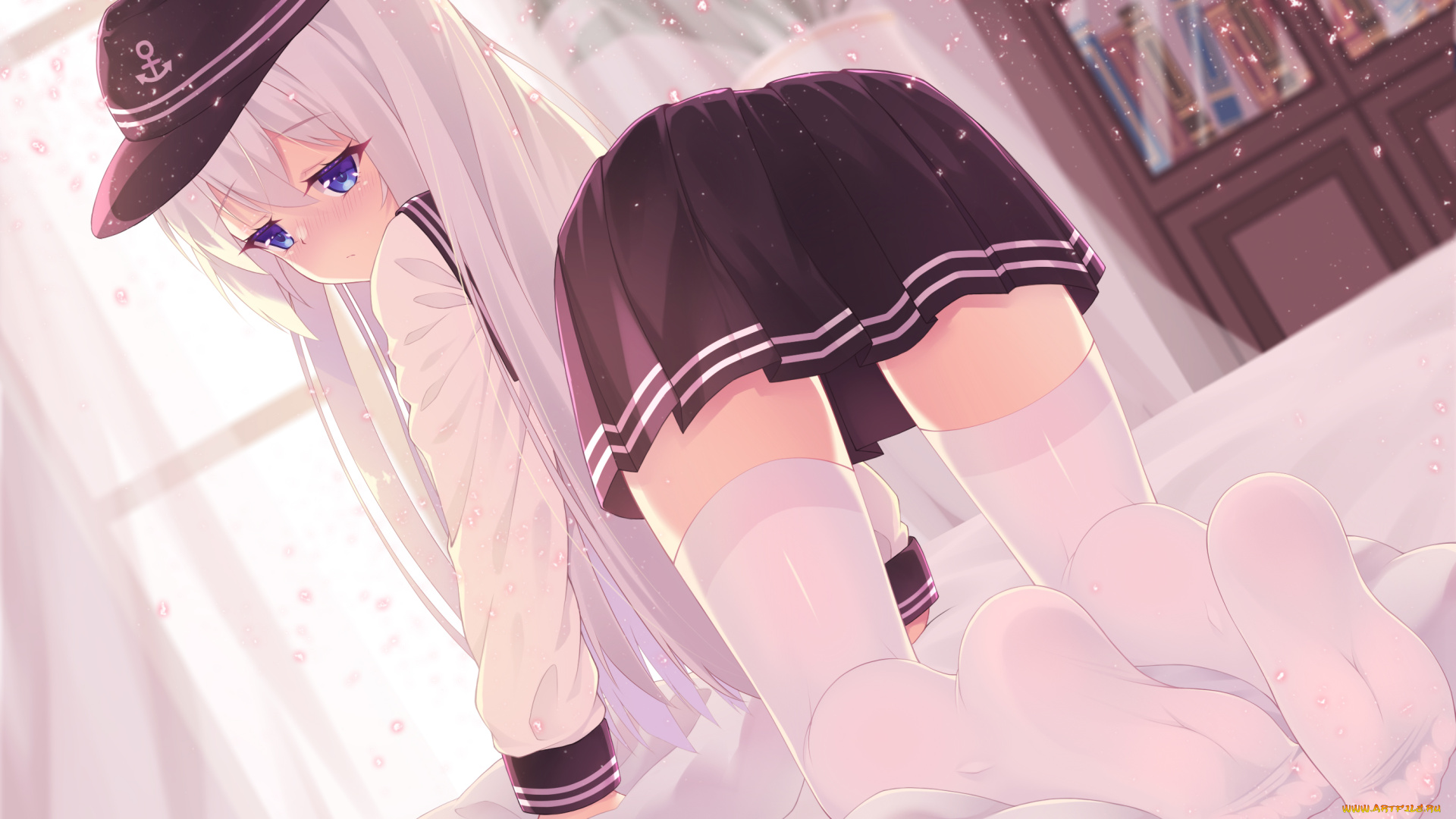 аниме, kantai, collection, hibiki