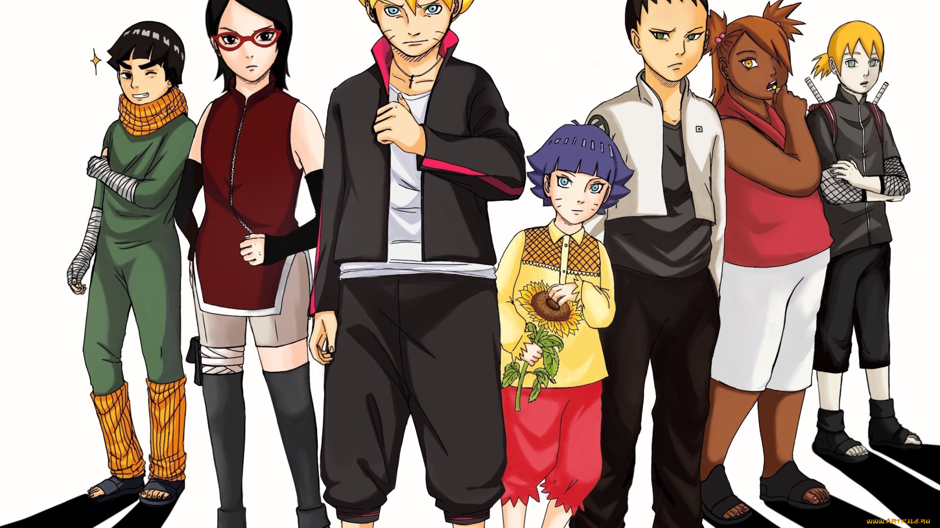 аниме, naruto, дети